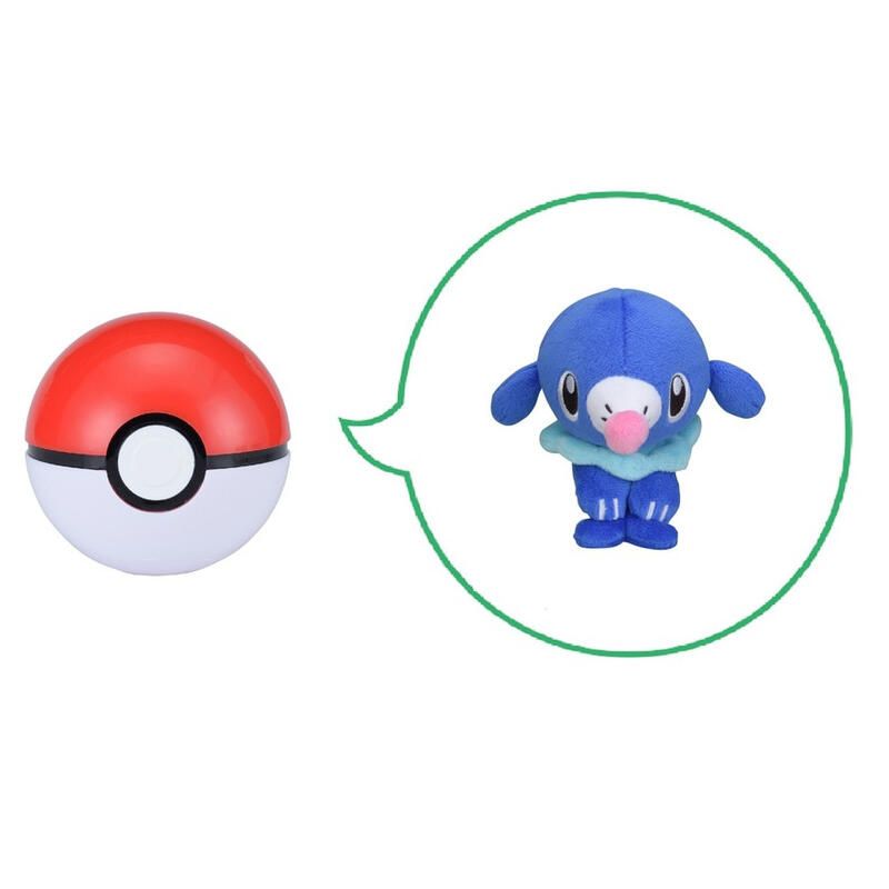 [二手全新]球球海獅_迷你布偶附寶貝球_寶可夢中心盲抽玩偶