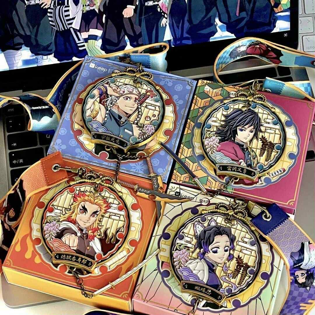 鬼滅之刃keep獎牌 九柱 蟲水炎音