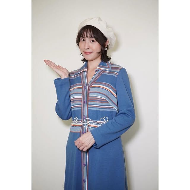 💫摩登女子藍色條紋洋裝