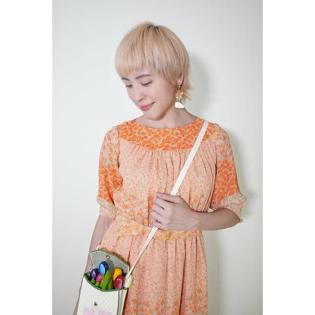 我也是阿爾卑斯山少女橘色洋裝🌷