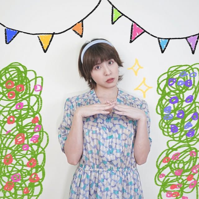 田園舞會亮面方格藍洋裝