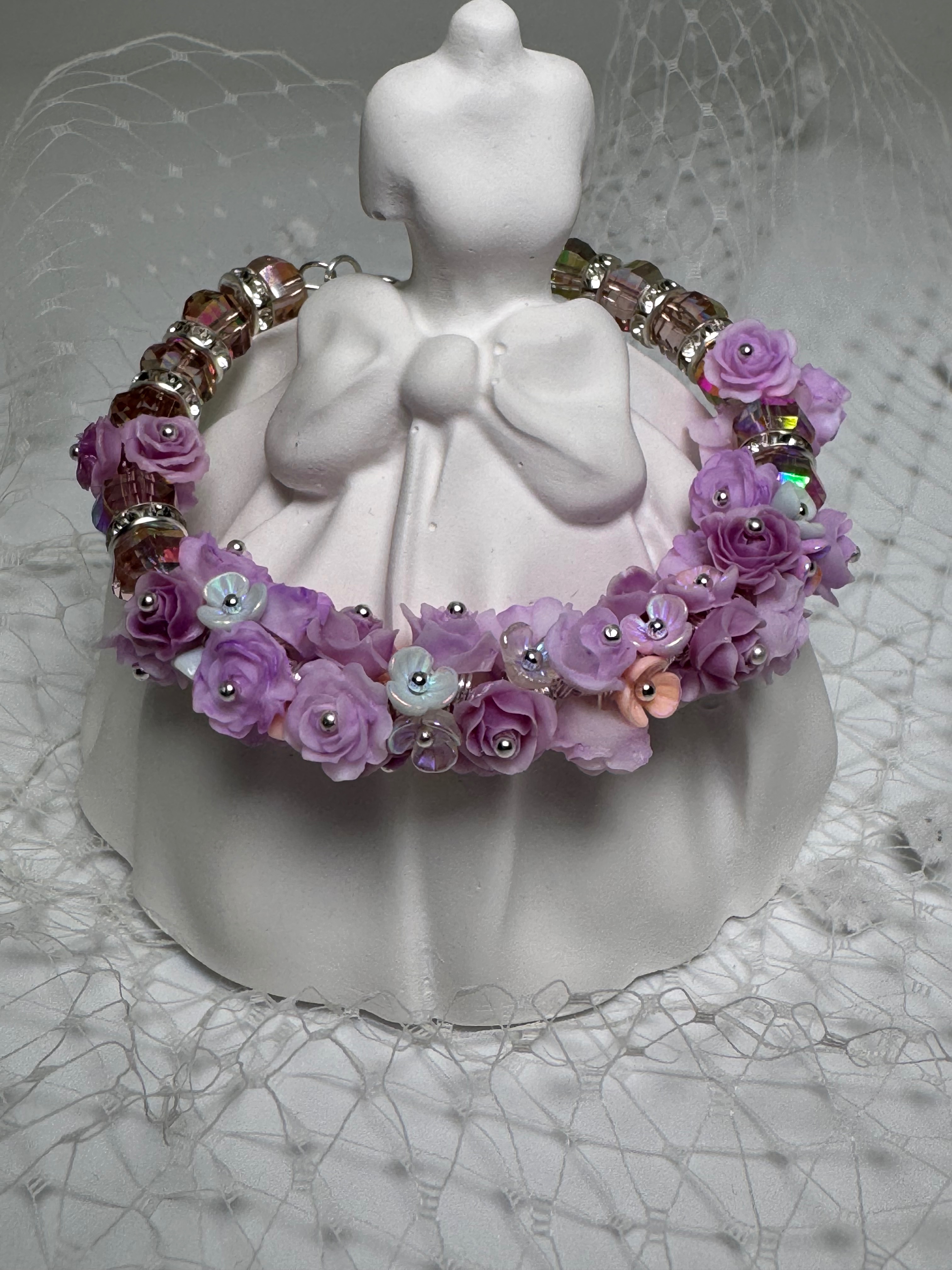 樹脂雕花手鍊～夜光雕花  QA19串珠手鍊