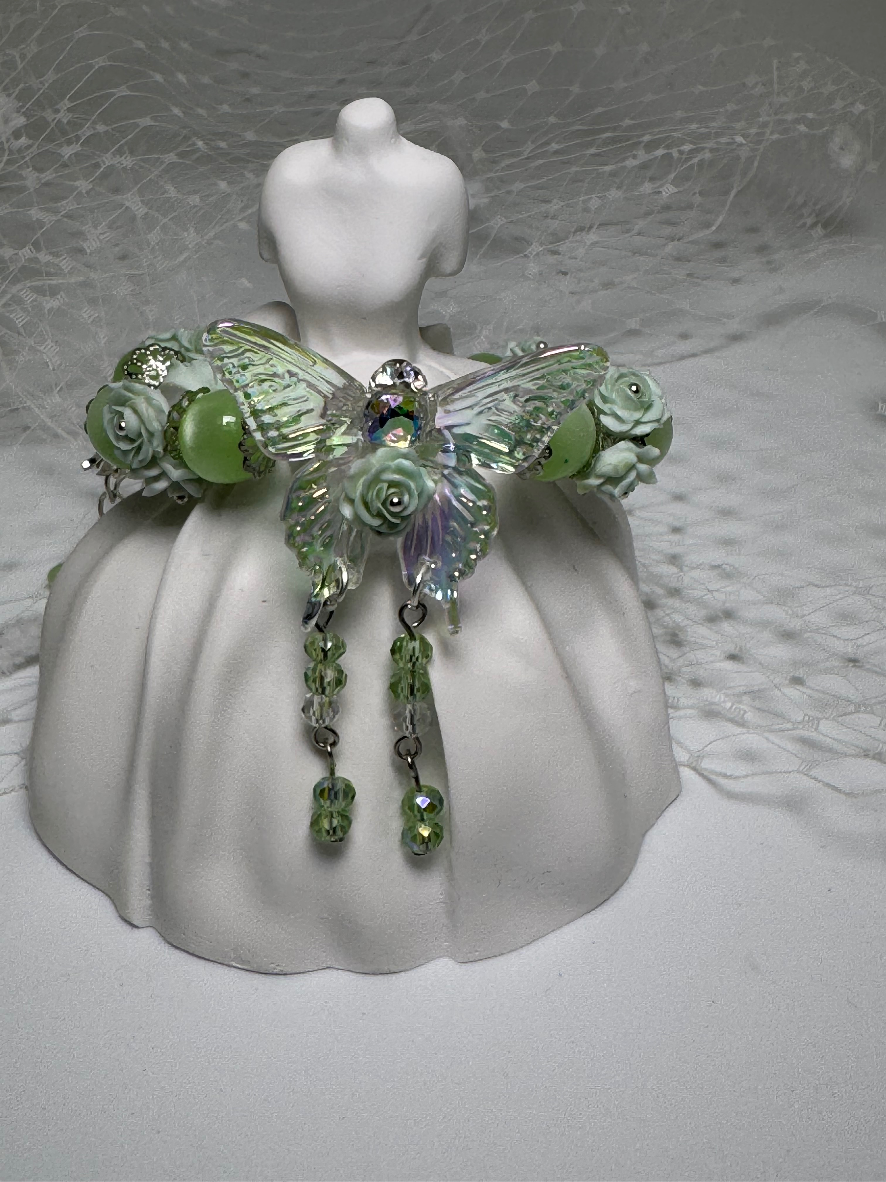 樹脂雕花手鍊～夜光雕花 QA21 串珠手鍊