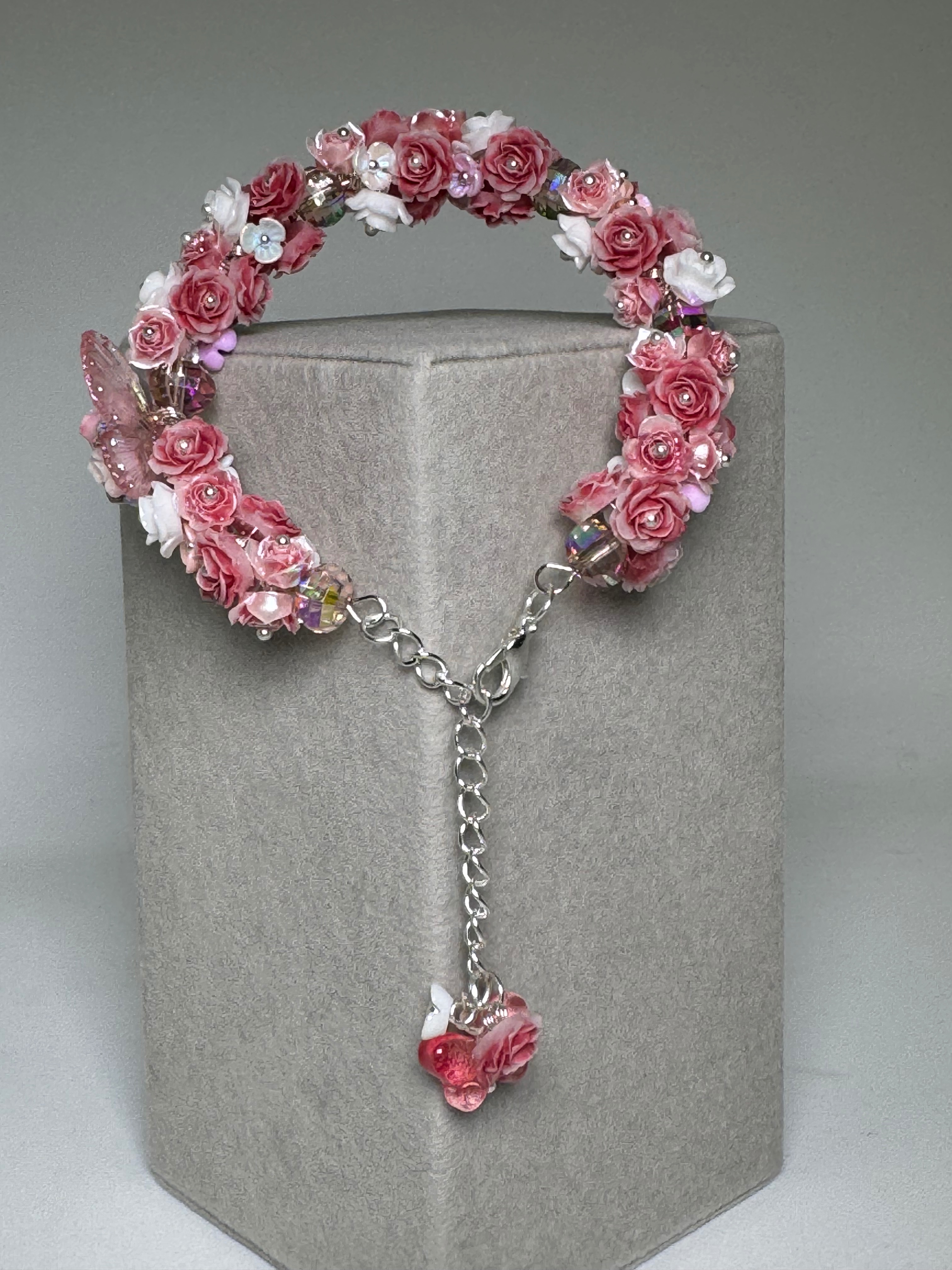 樹脂雕花手鍊～夜光雕花QA13 串珠手鍊