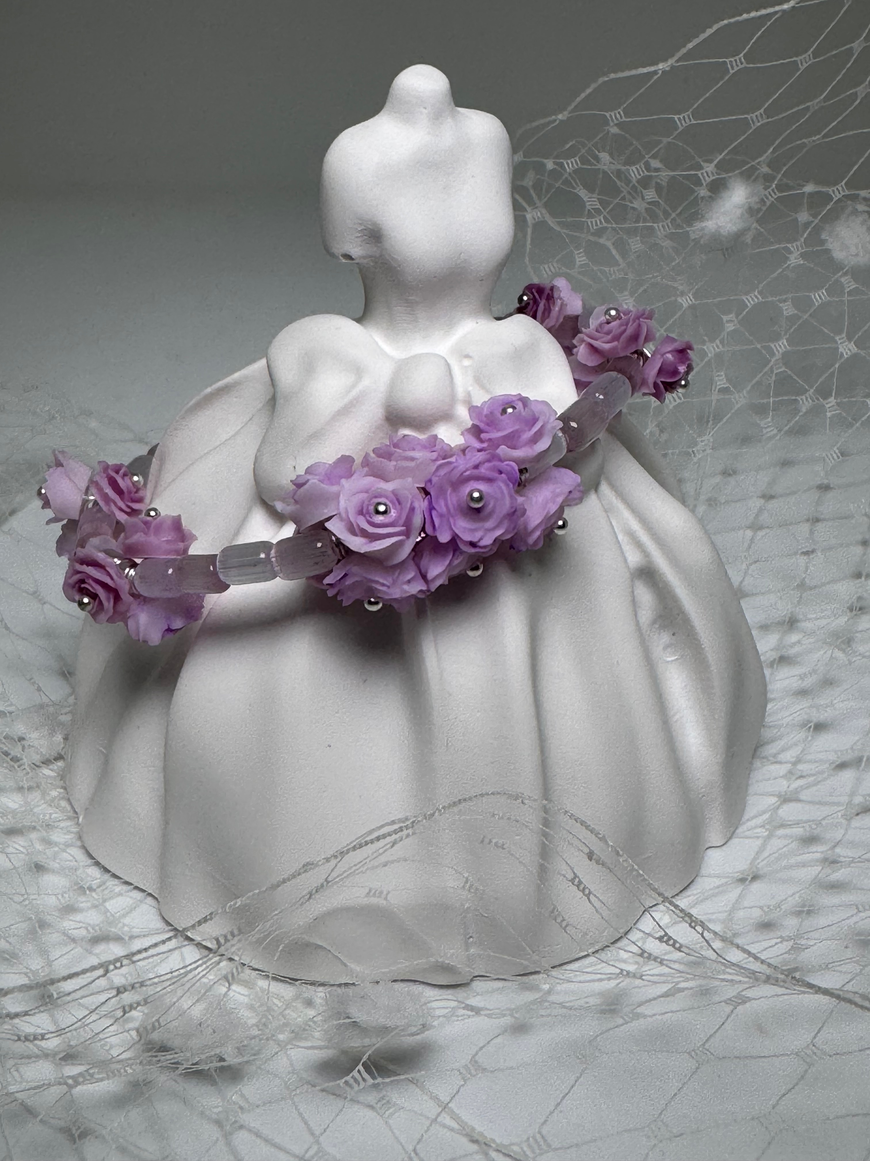 樹脂雕花手鍊～夜光雕花QA18 串珠手鍊