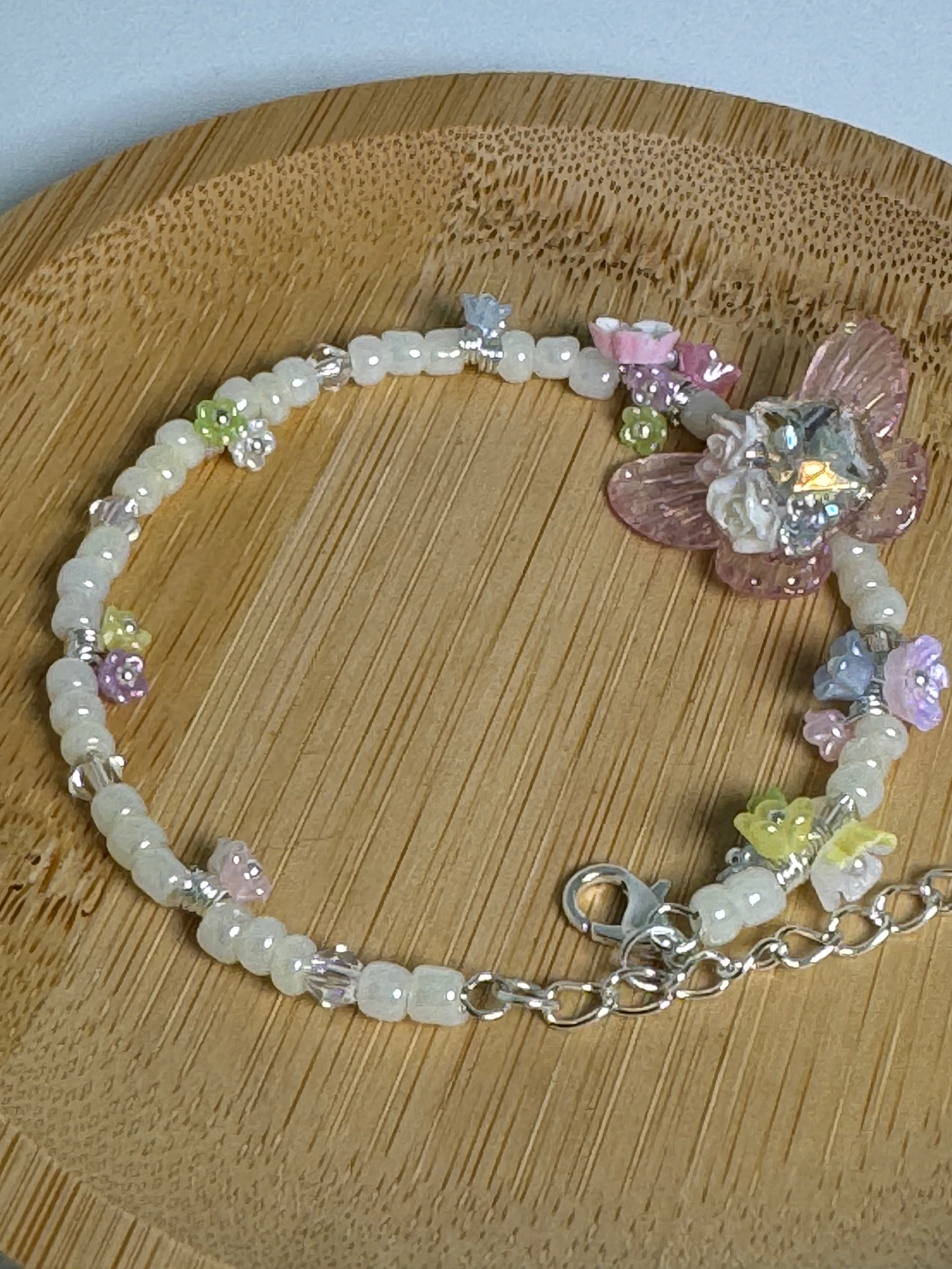 樹脂雕花手鍊～夜光雕花 QA16  串珠手鍊