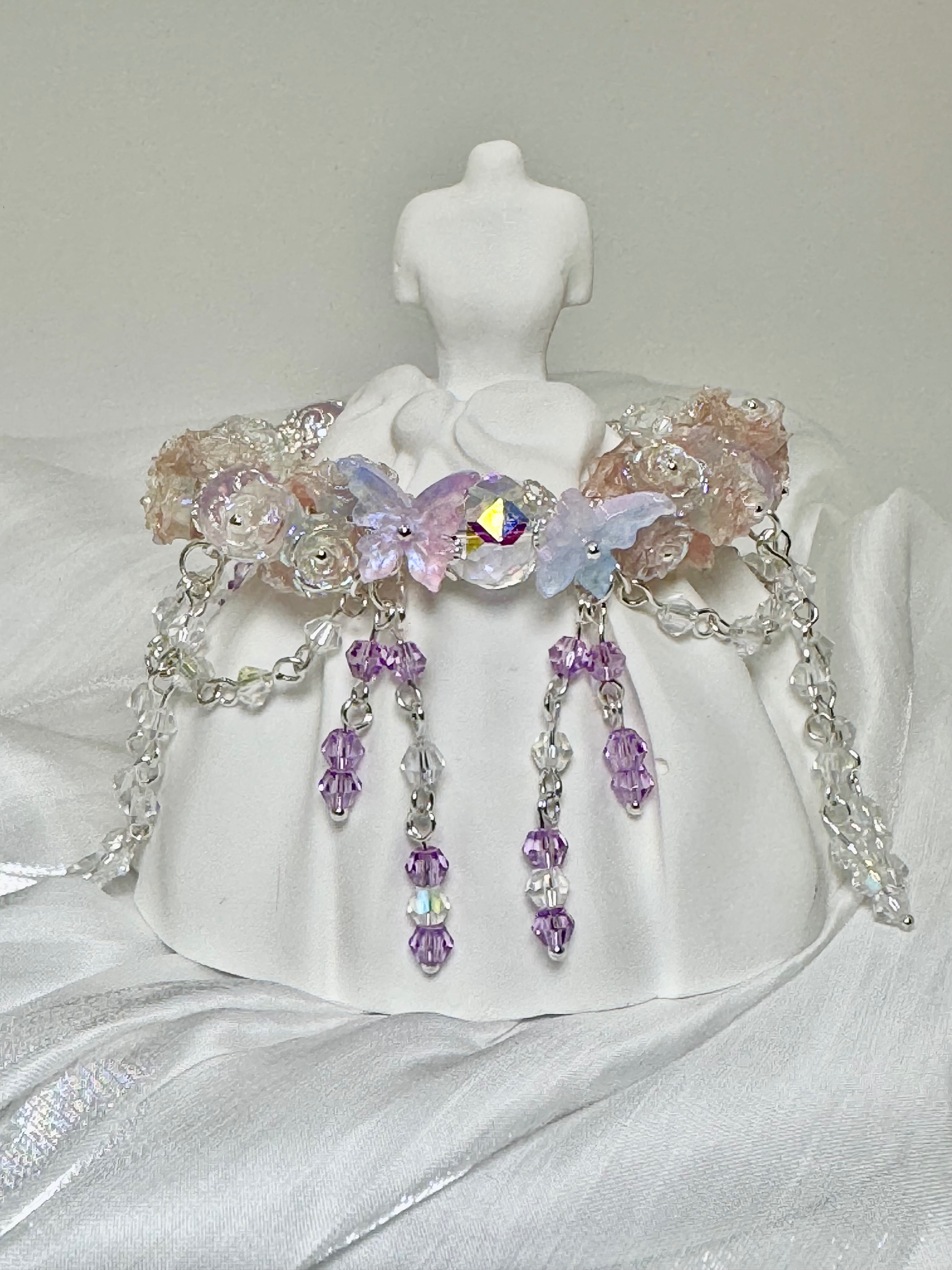 光變！樹脂雕花手鍊～夜光雕花 QA26  串珠手鍊