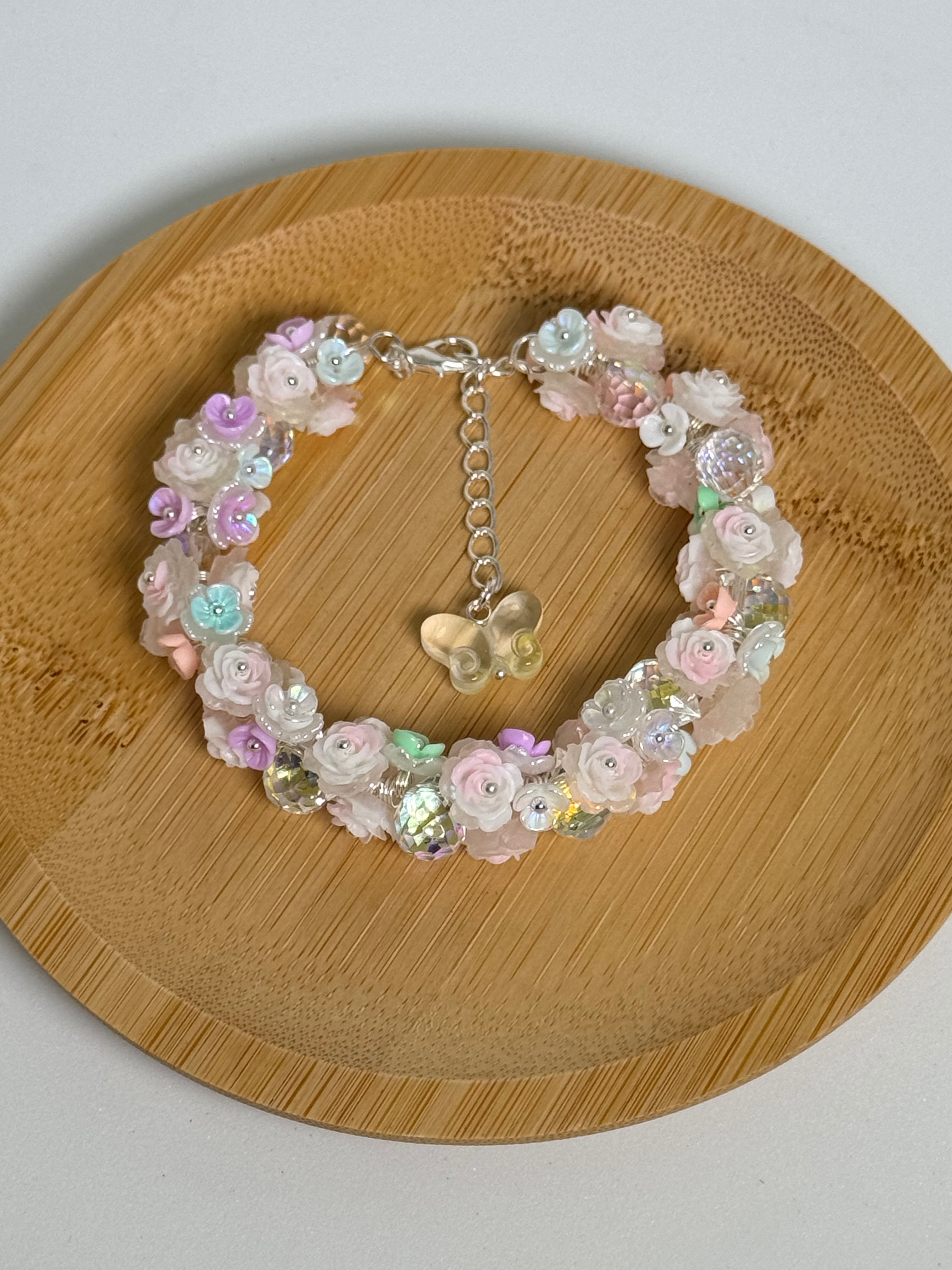 樹脂雕花手鍊～夜光雕花 QA07 串珠手鍊