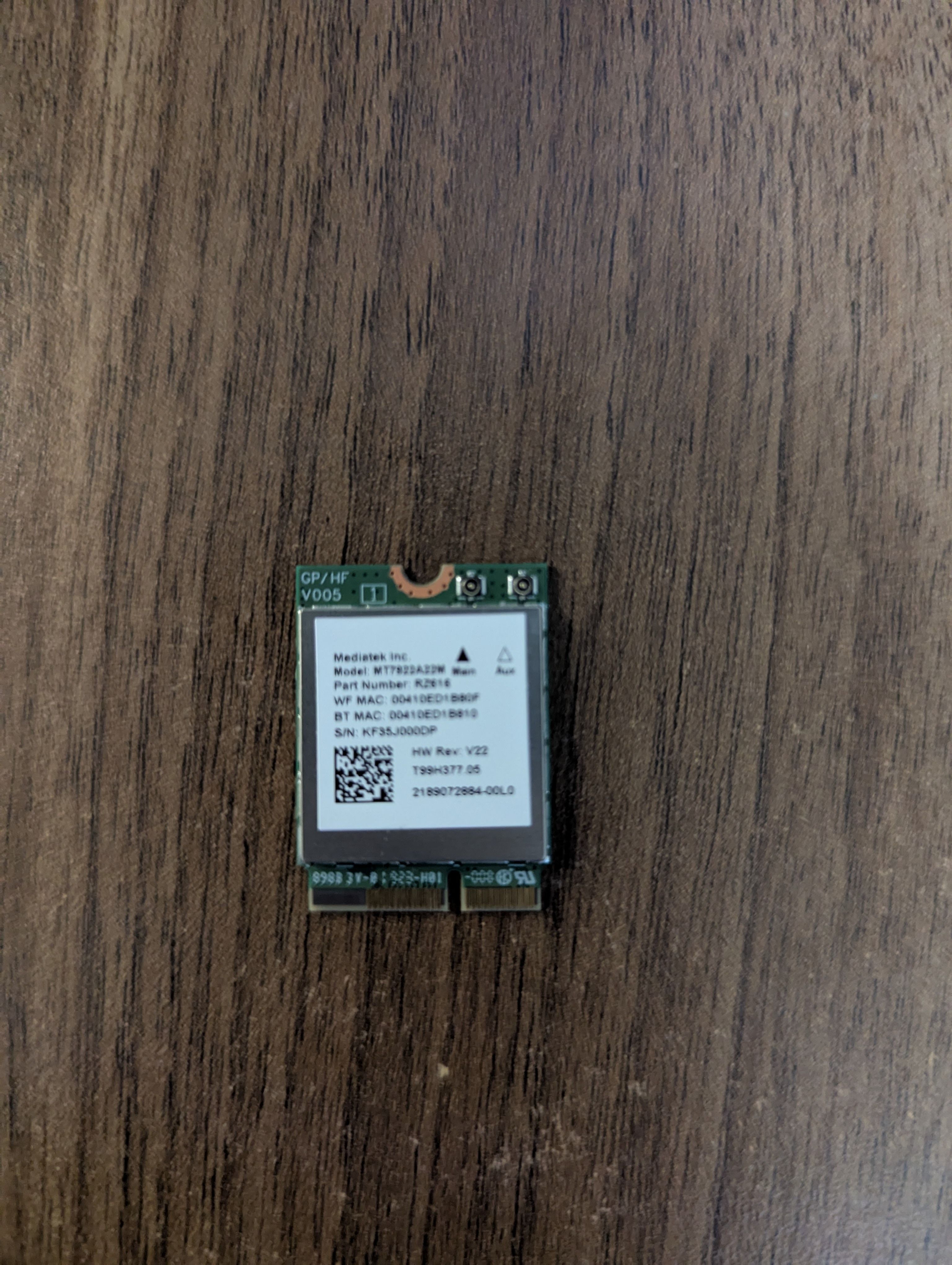 AMD RZ616 WiFi 6E M.2 裸卡