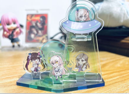 「再見I’m四ノ宮心愛好你媽煩 這個UniChØrd是一秒待不下去了」 自組立牌