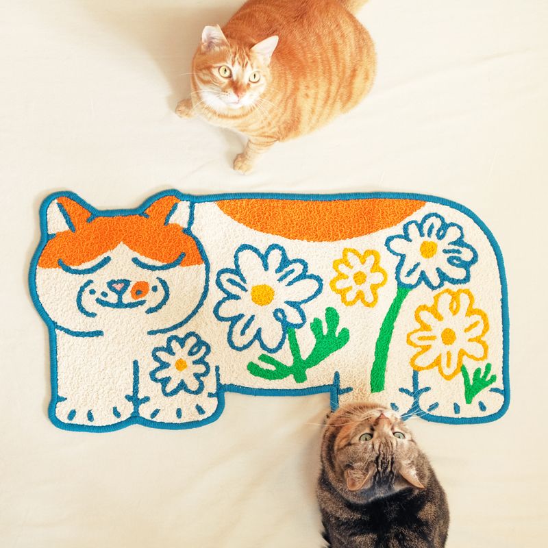 （預購）開花貓手工毛線地毯 / 5 款