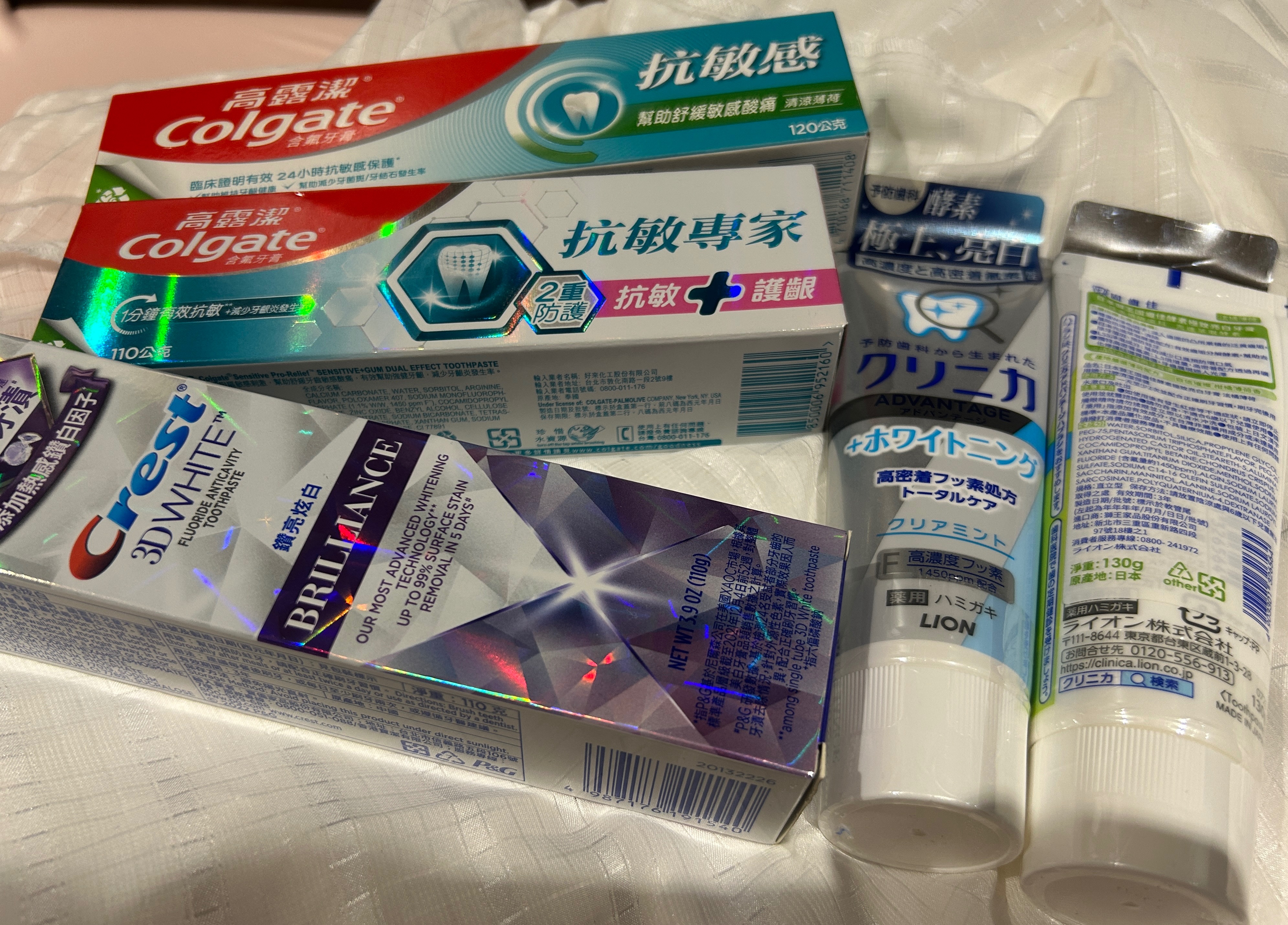 牙膏專區一條45 十條$420（金額包裹內退）