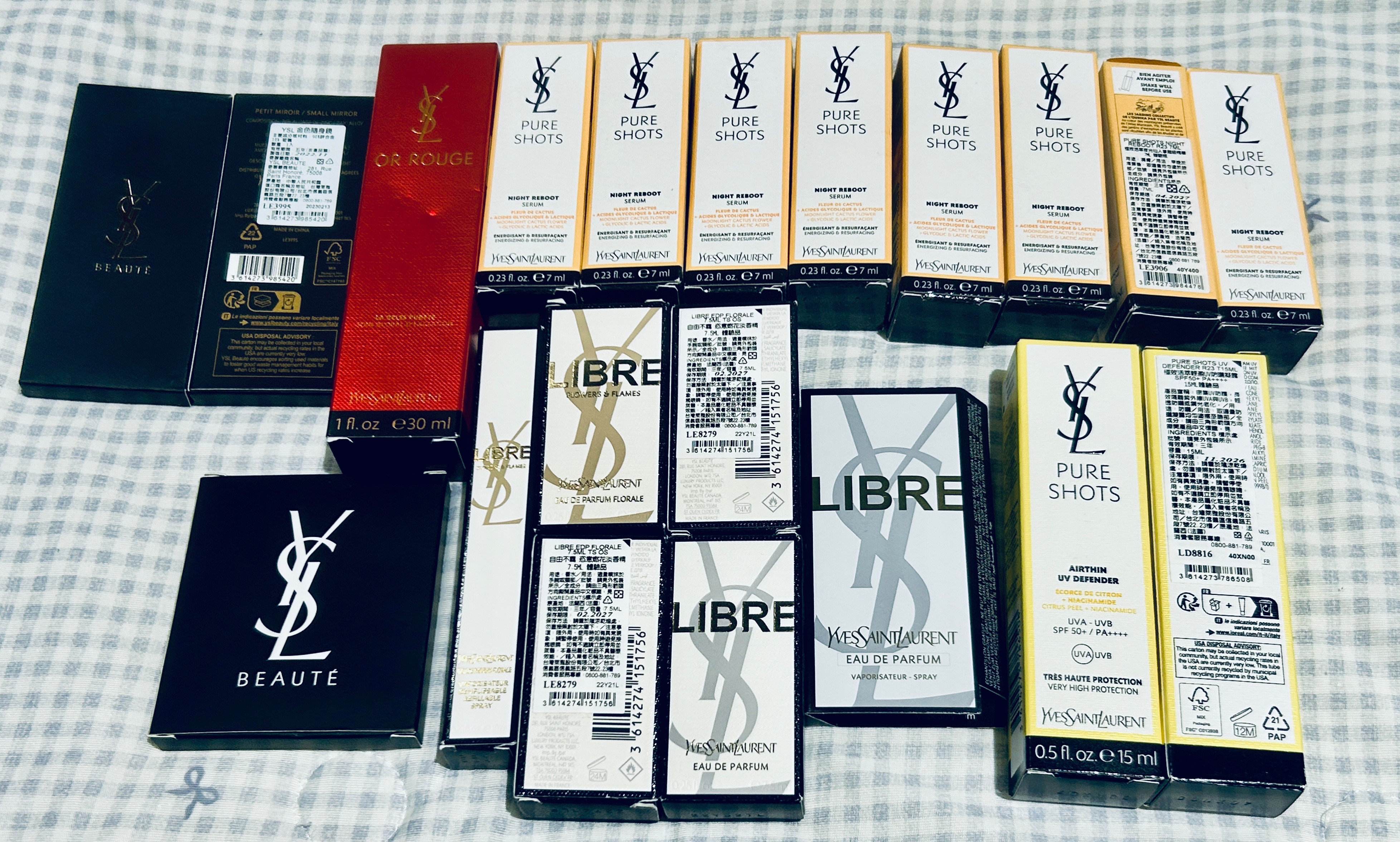 YSL 保養香水區（唇膏💄請往下滑）
