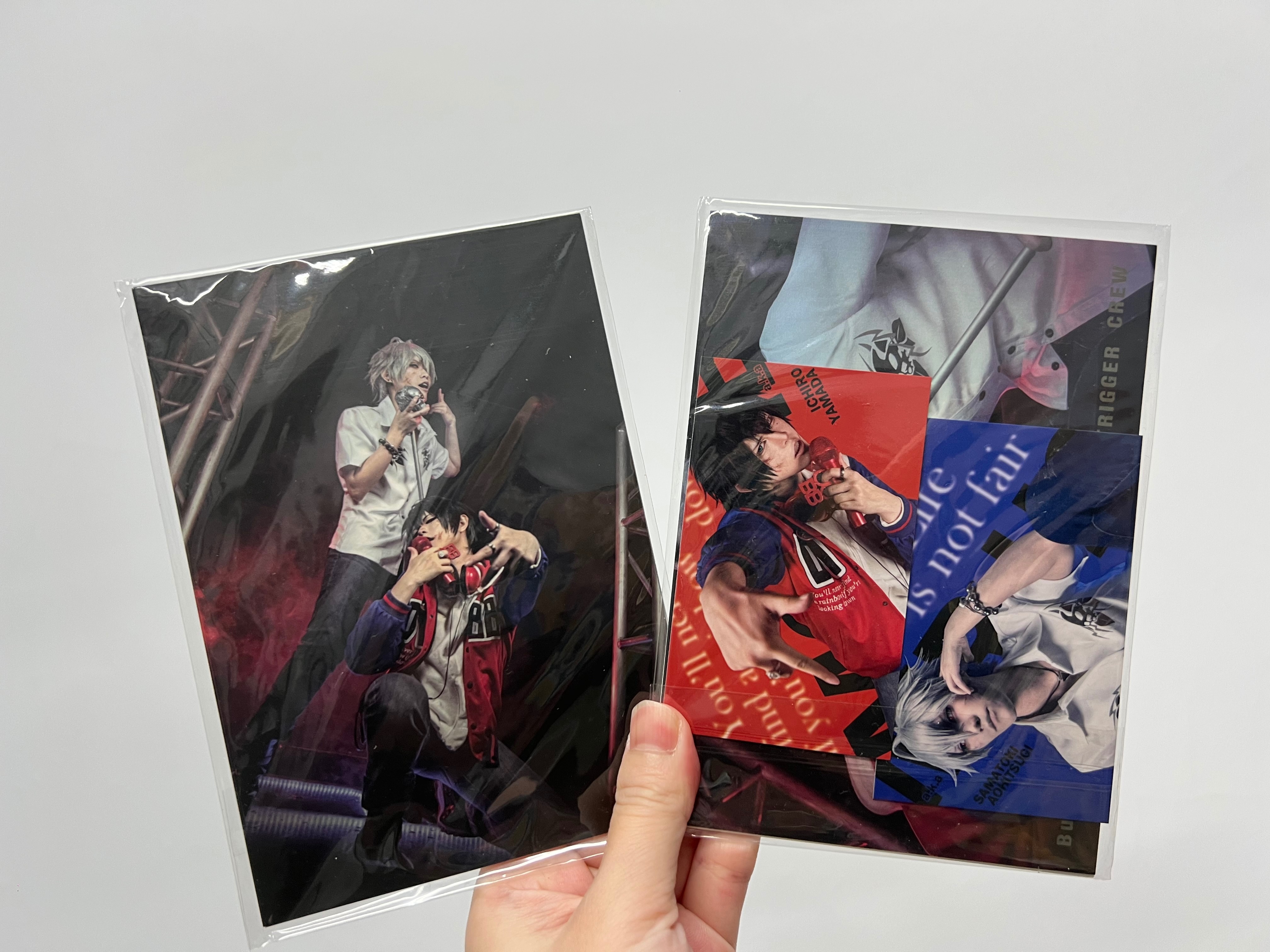 一郎battle左馬刻寫真4入組❤️💙🎤