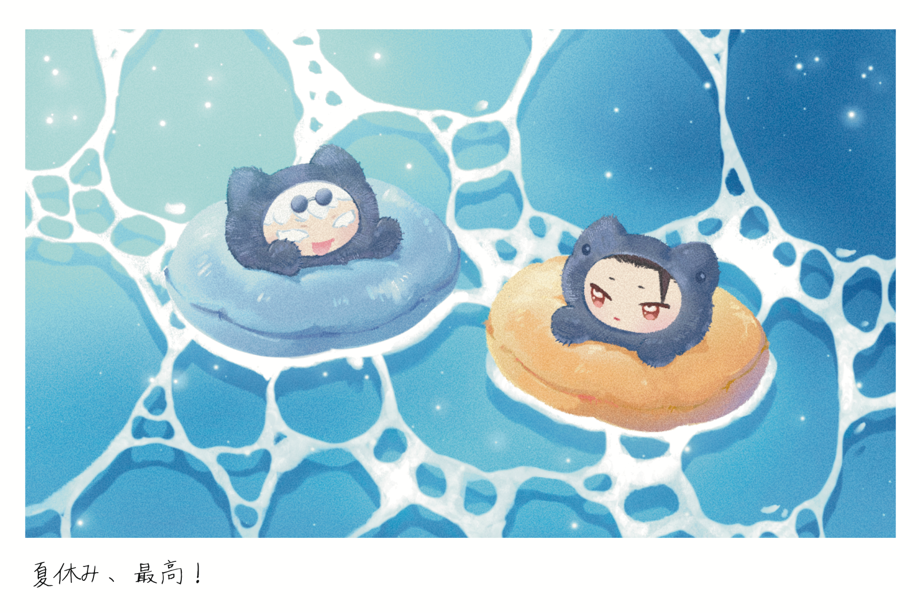 芝咪季節明信片（夏＆秋）