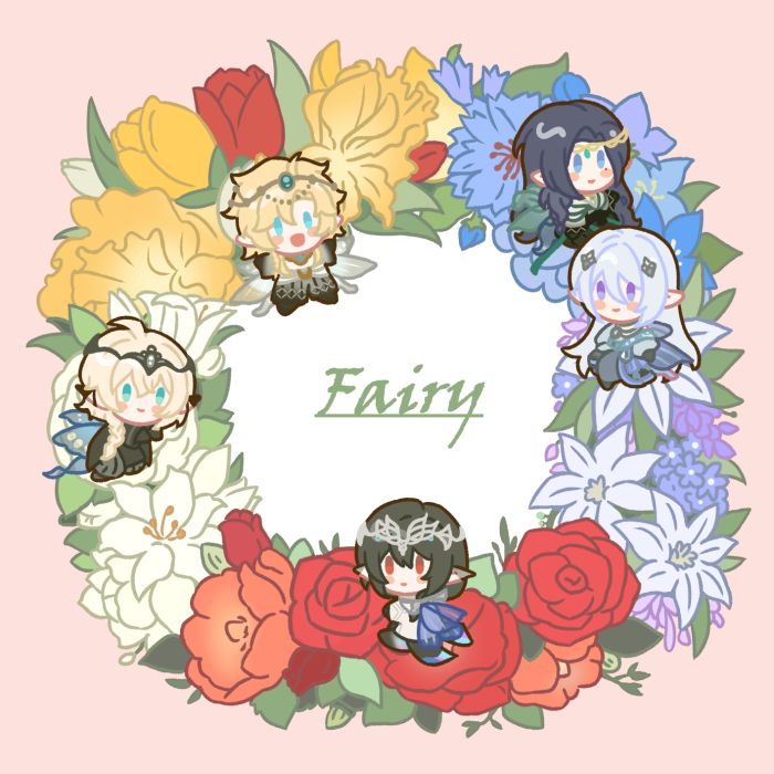 【同人周邊】繪旅花精靈 方形鐵盒套組
