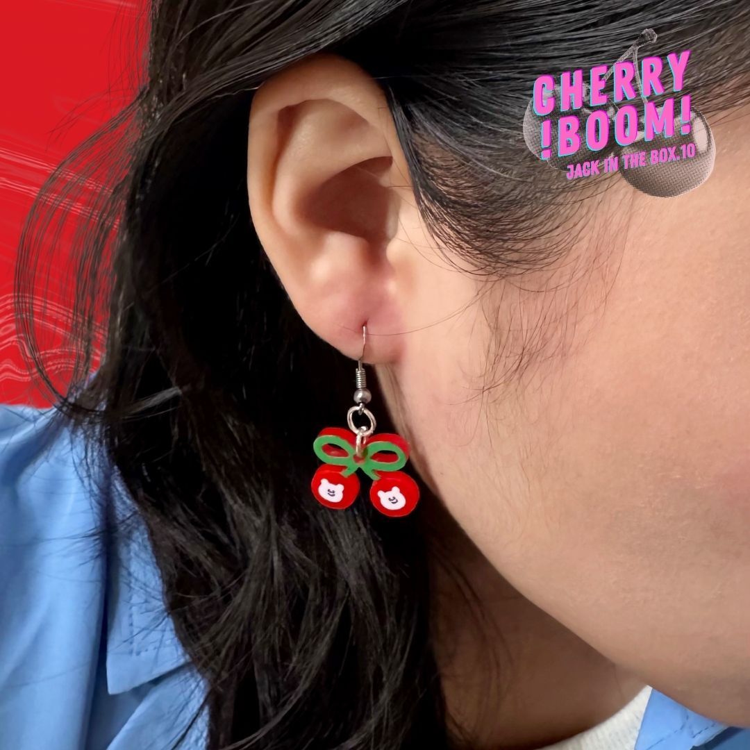 CHERRY !BOOM!💥壓克力耳環（耳勾）