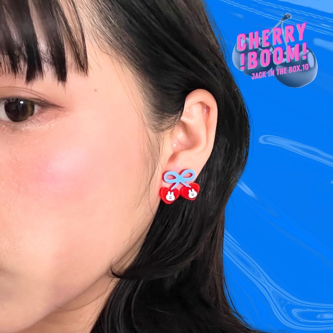 CHERRY !BOOM!💥壓克力耳環（耳針）
