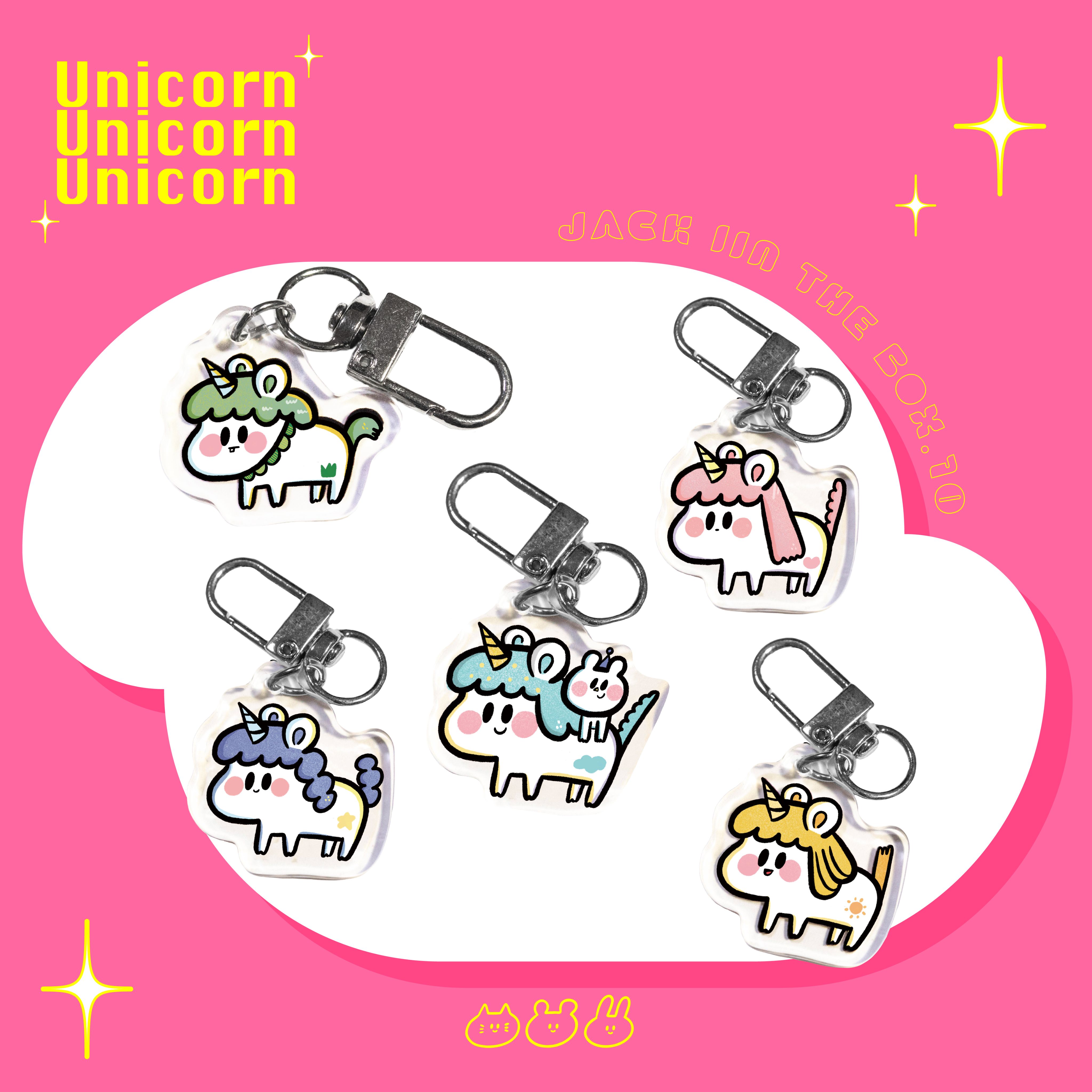 壓克力吊飾（獨角獸系列）出清優惠中！