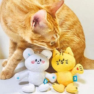 傑克與菠蘿的吊飾娃娃 手腳可彎曲