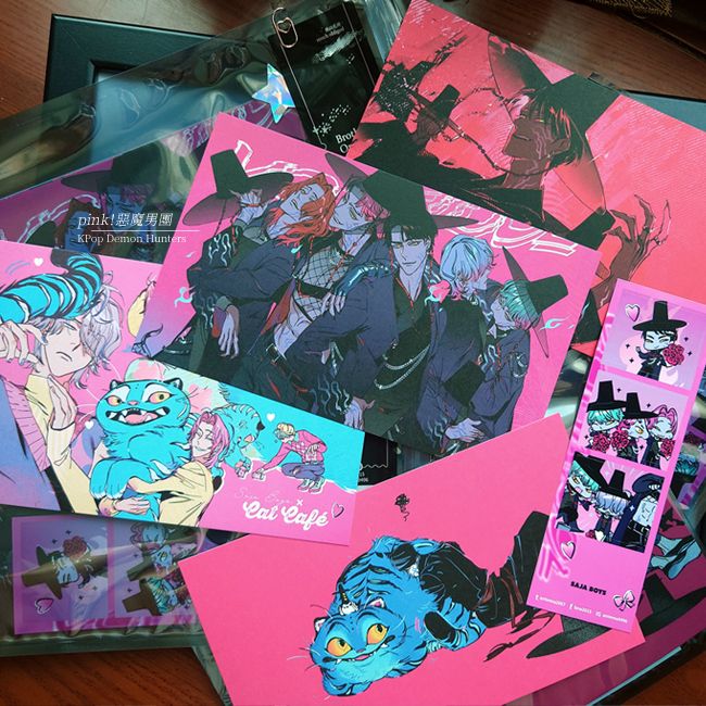 pink!惡魔男團卡片組