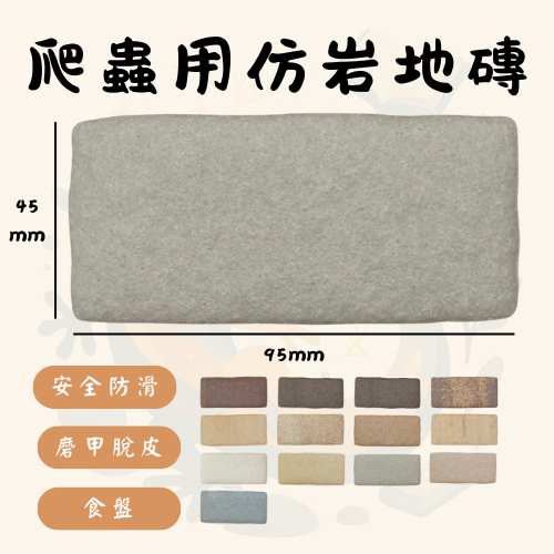 長方形爬蟲仿岩地磚