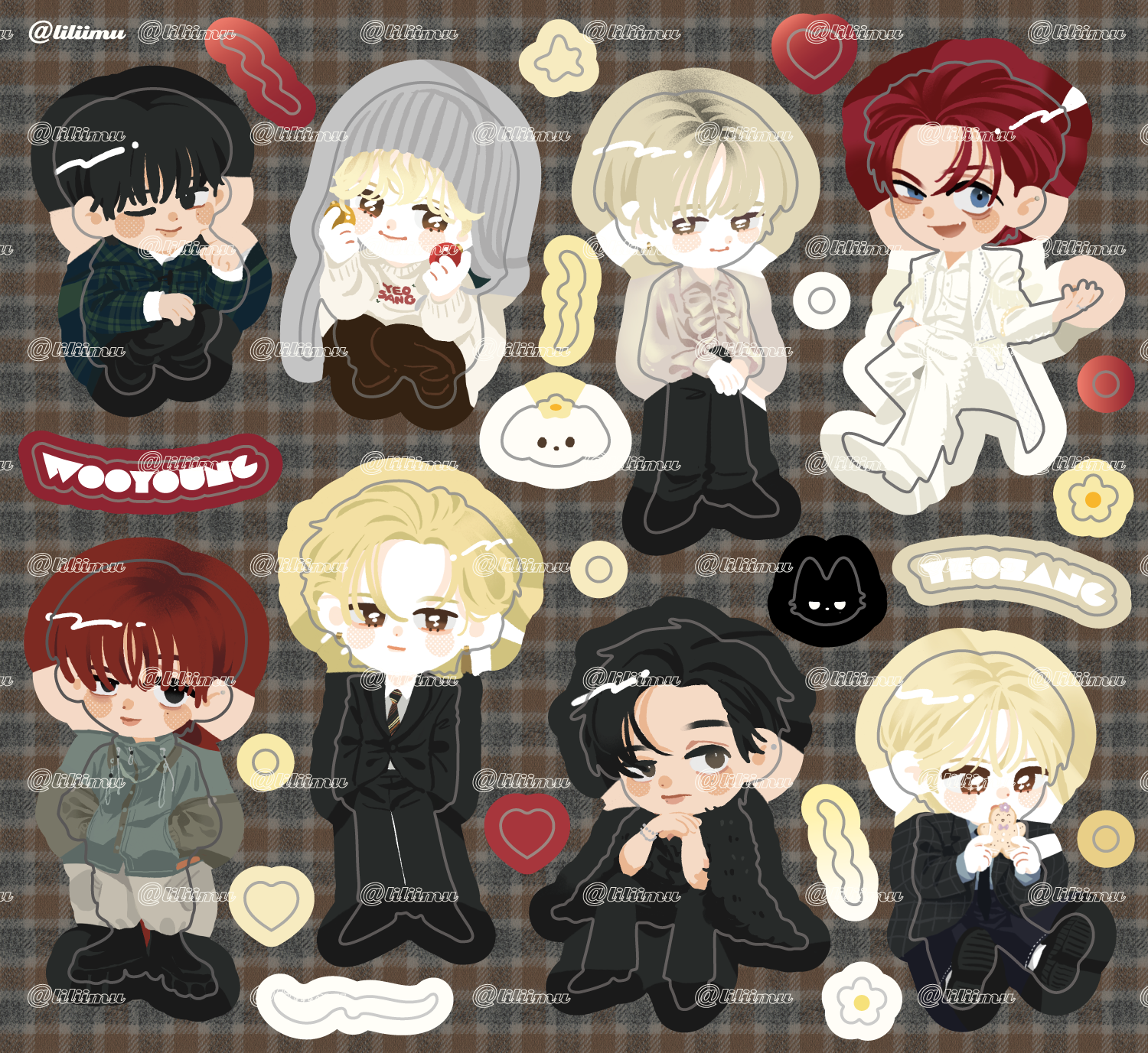 🏴‍☠️ATEEZ-半斷貼紙組們