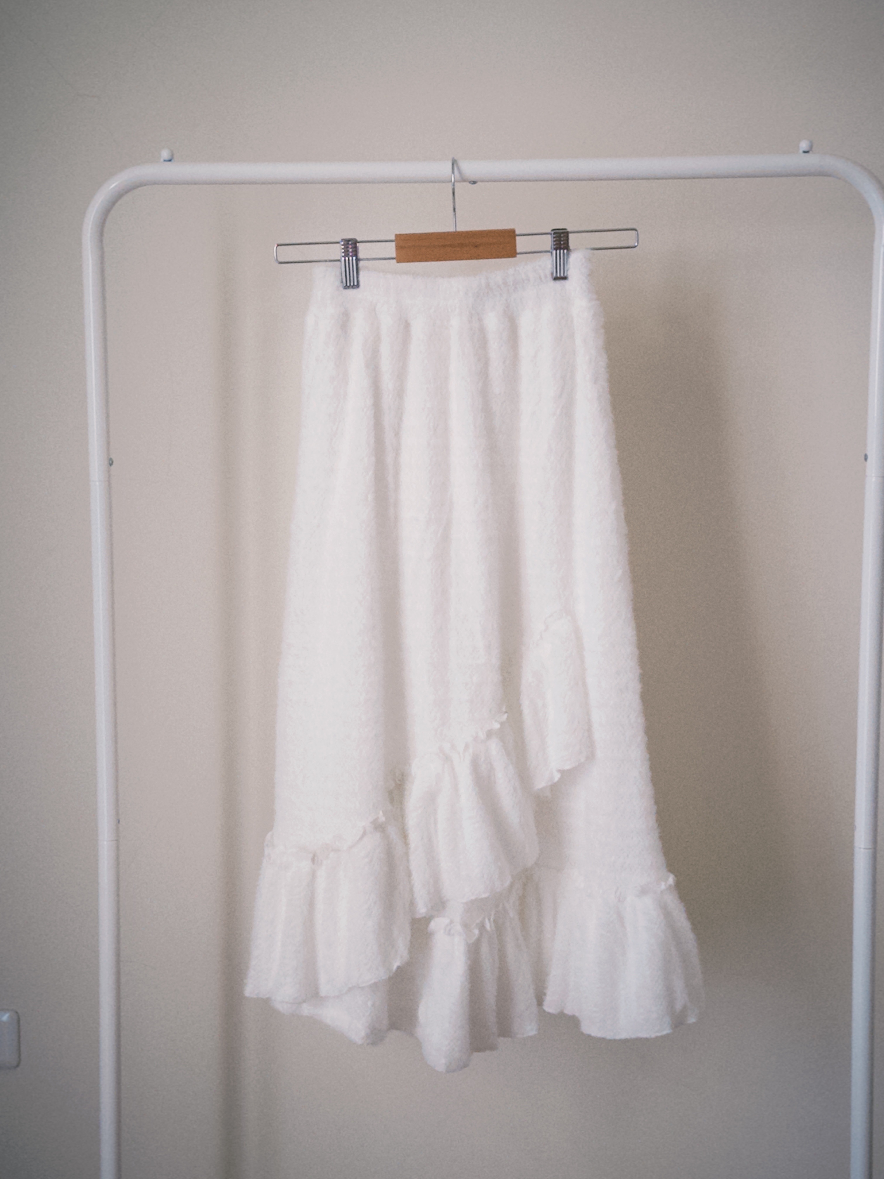 -雪布丁-（小個子水貂毛保暖絨毛裙）