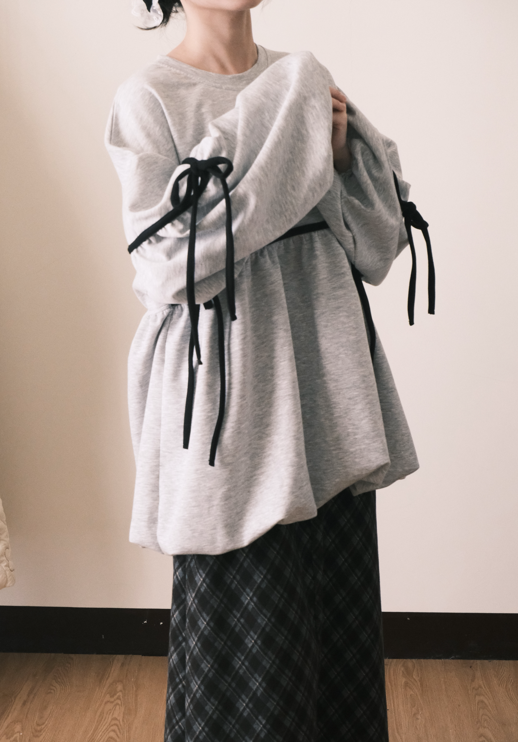 本期必入❤️‍🔥-日子好手-（雲朵綿綿蓬蓬袖蝴蝶結綁帶衛衣）