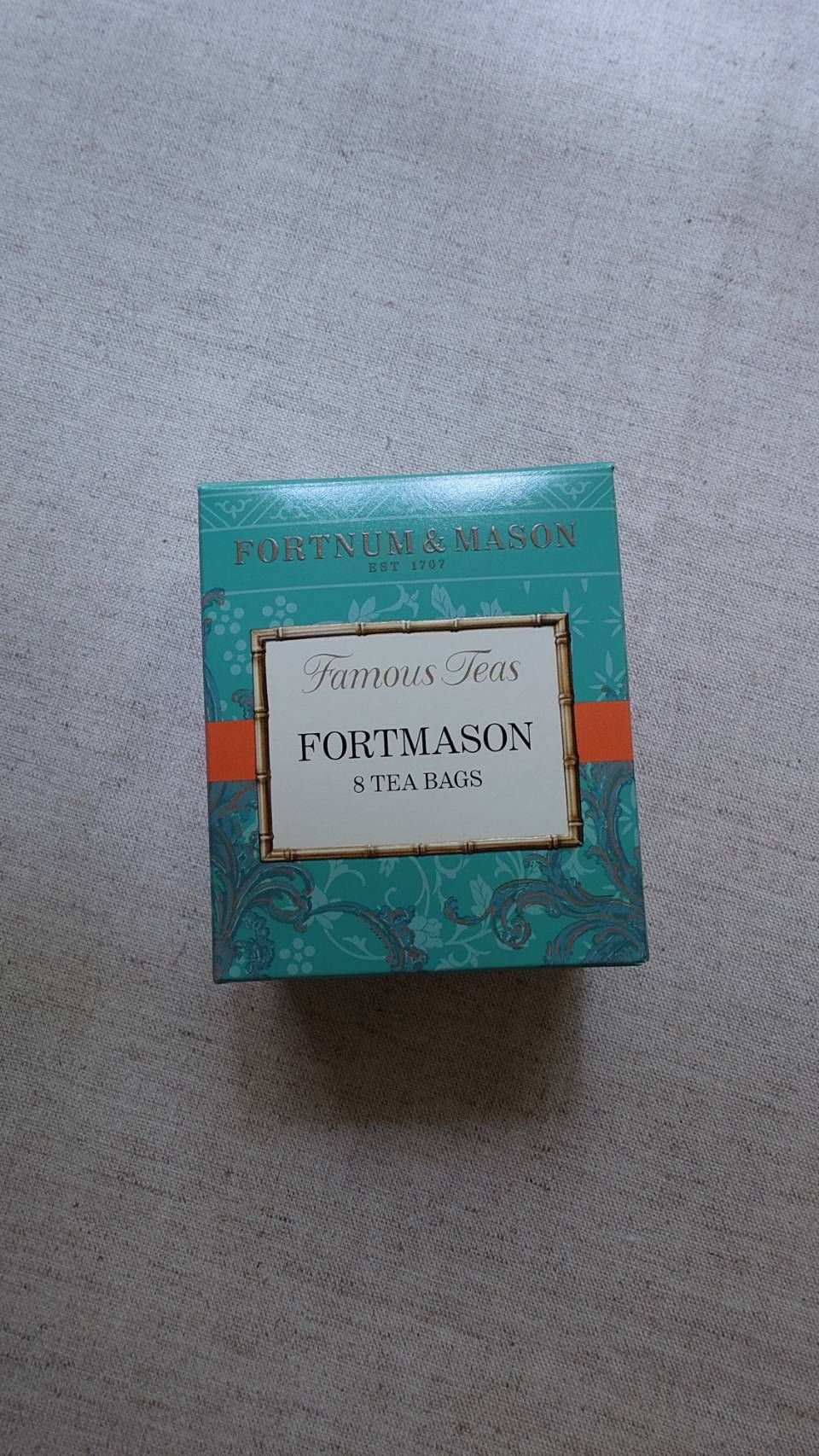 Fortnum ＆ Mason福南梅森-Fortmason茶包5個（二手含盒）