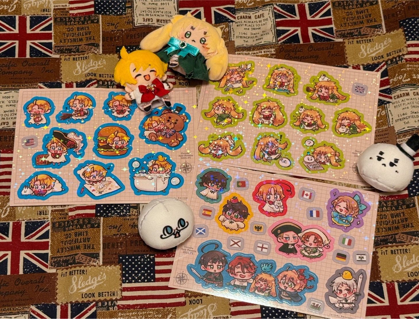 國際幼兒園 APH小碰友貼紙│米英+多國家