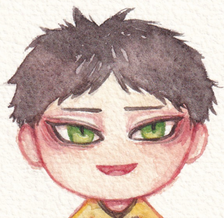 排球少年 角名倫太郎水彩明信片