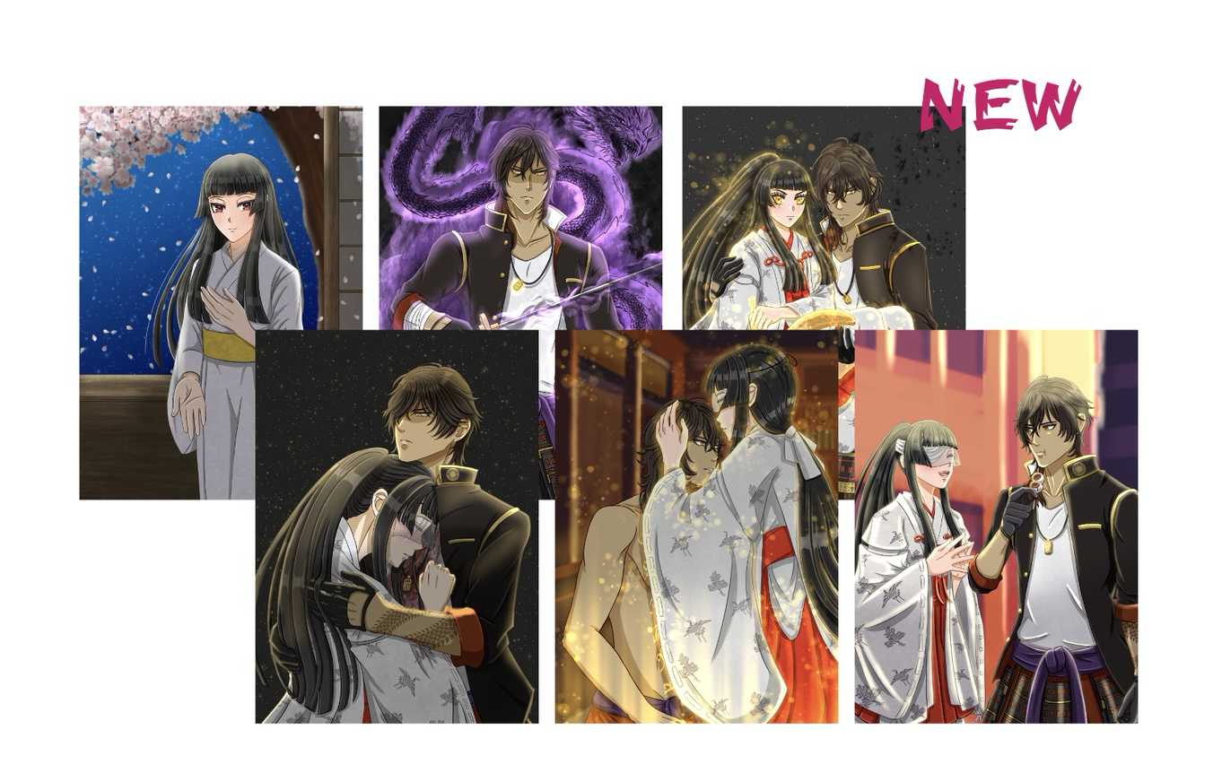 （現貨）刀劍亂舞二次創作《祝福之子》現世之章 明信片 by紫夢