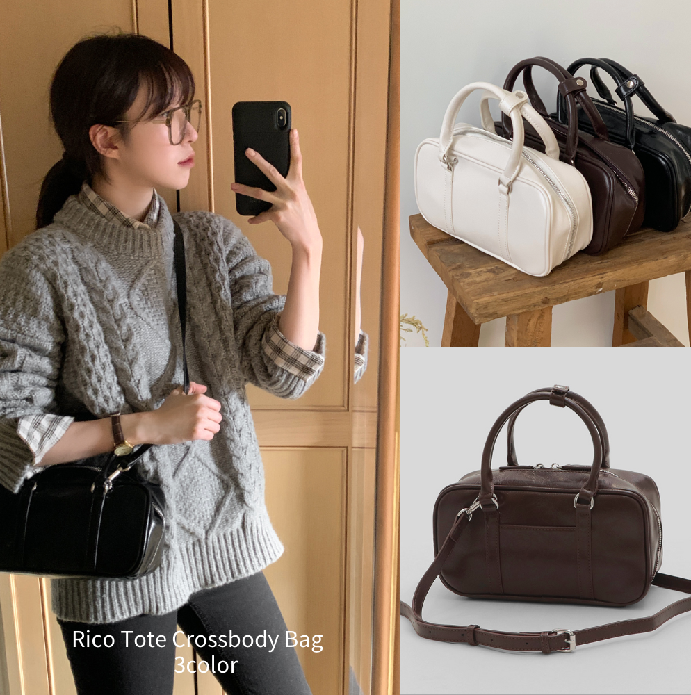 98DOCI 圓潤方形斜背包 魔法大空間 手提包 bag 3色