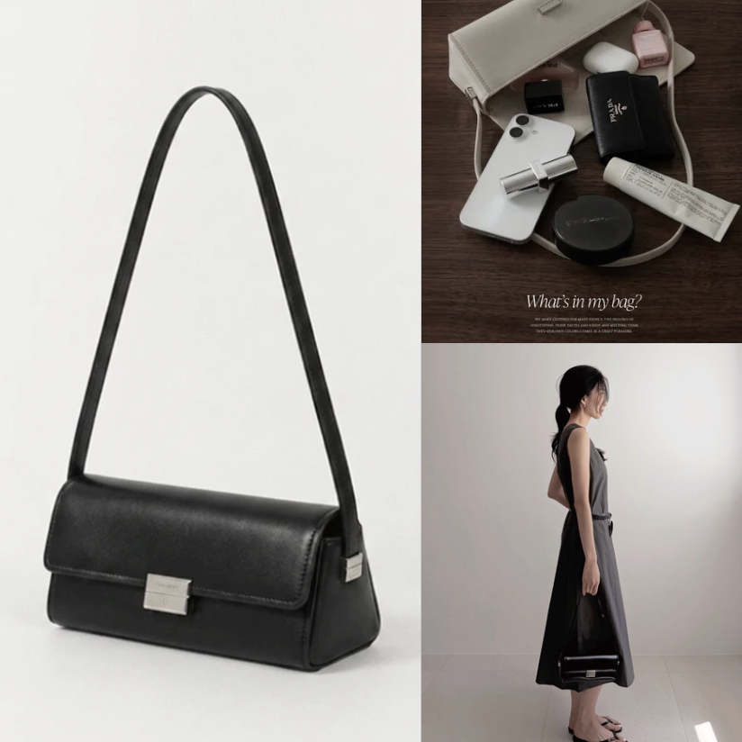 現貨 [翻蓋通勤] 法棍肩背包 Sharp Boat bag 3色 slowand only.10676