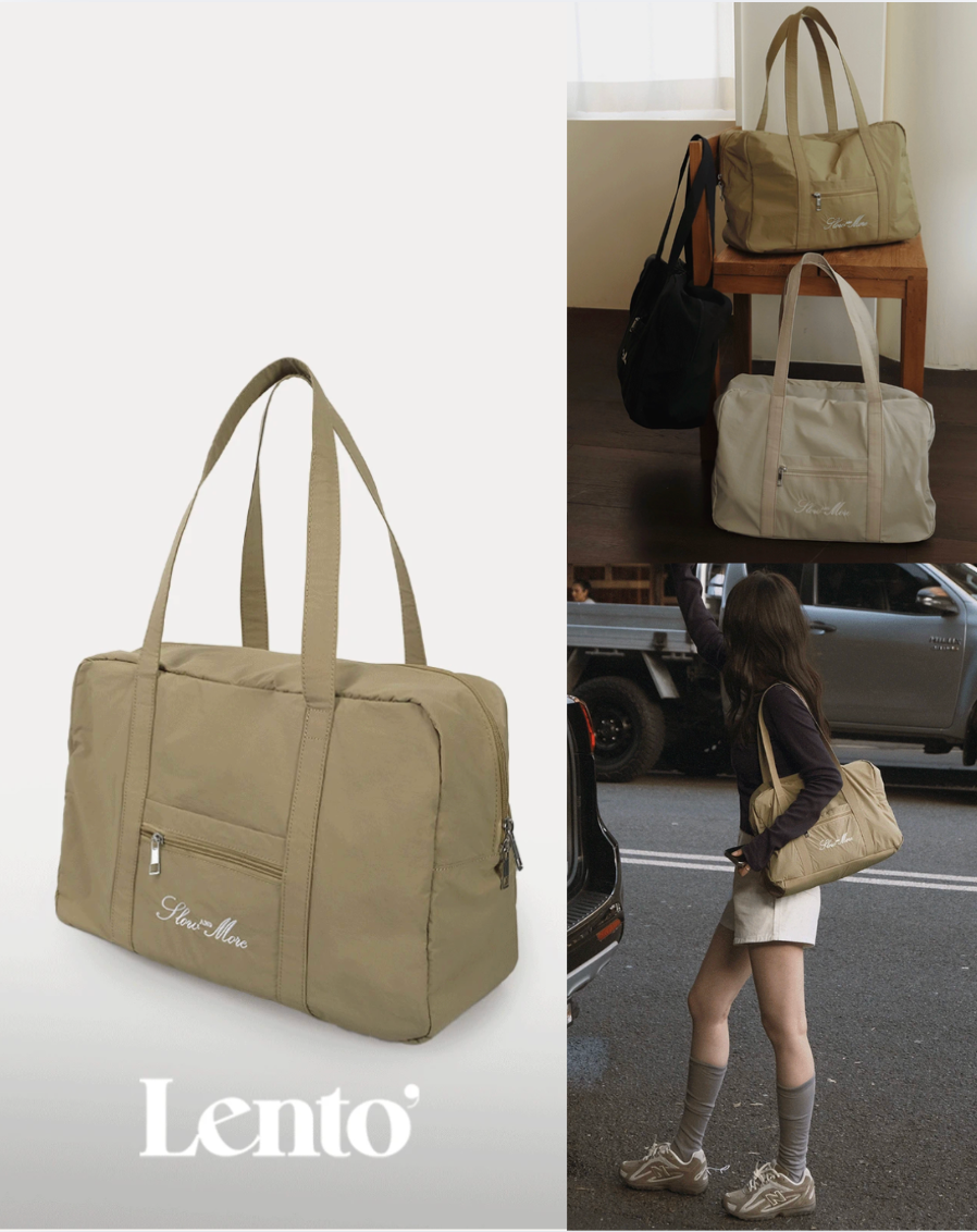 [輕旅行] 大容量日常輕盈波士頓包 LENTO SO EASY! Duffel Bag 3色
