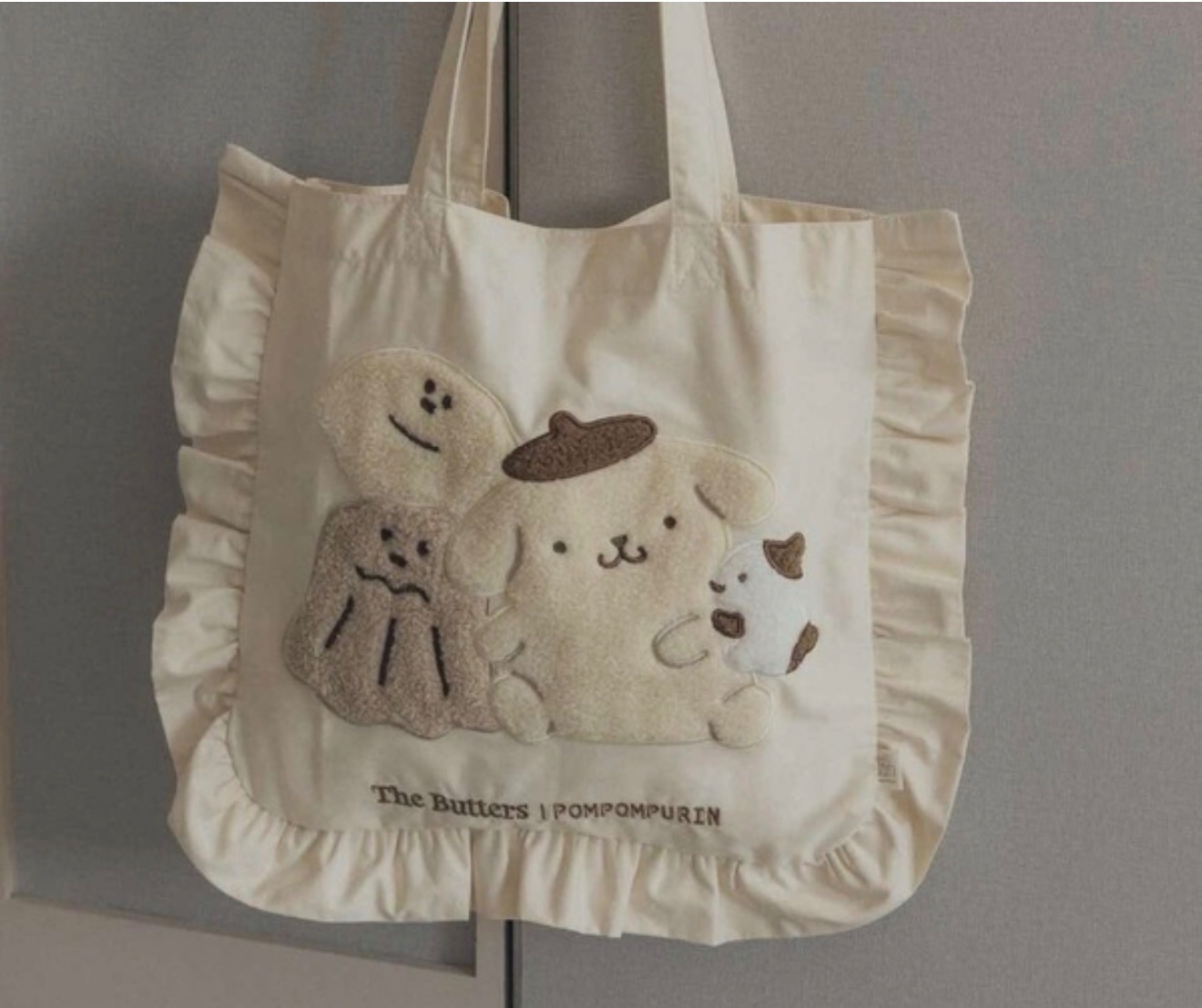 全新 布丁狗 奶油家族聯名肩背包