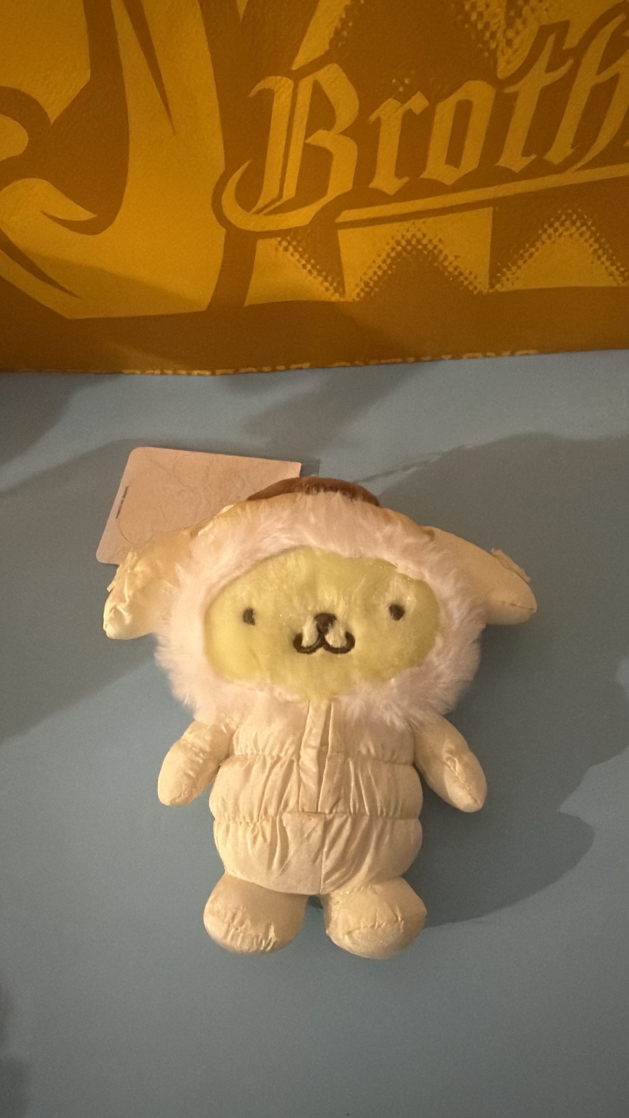 羽絨衣布丁狗吊飾娃