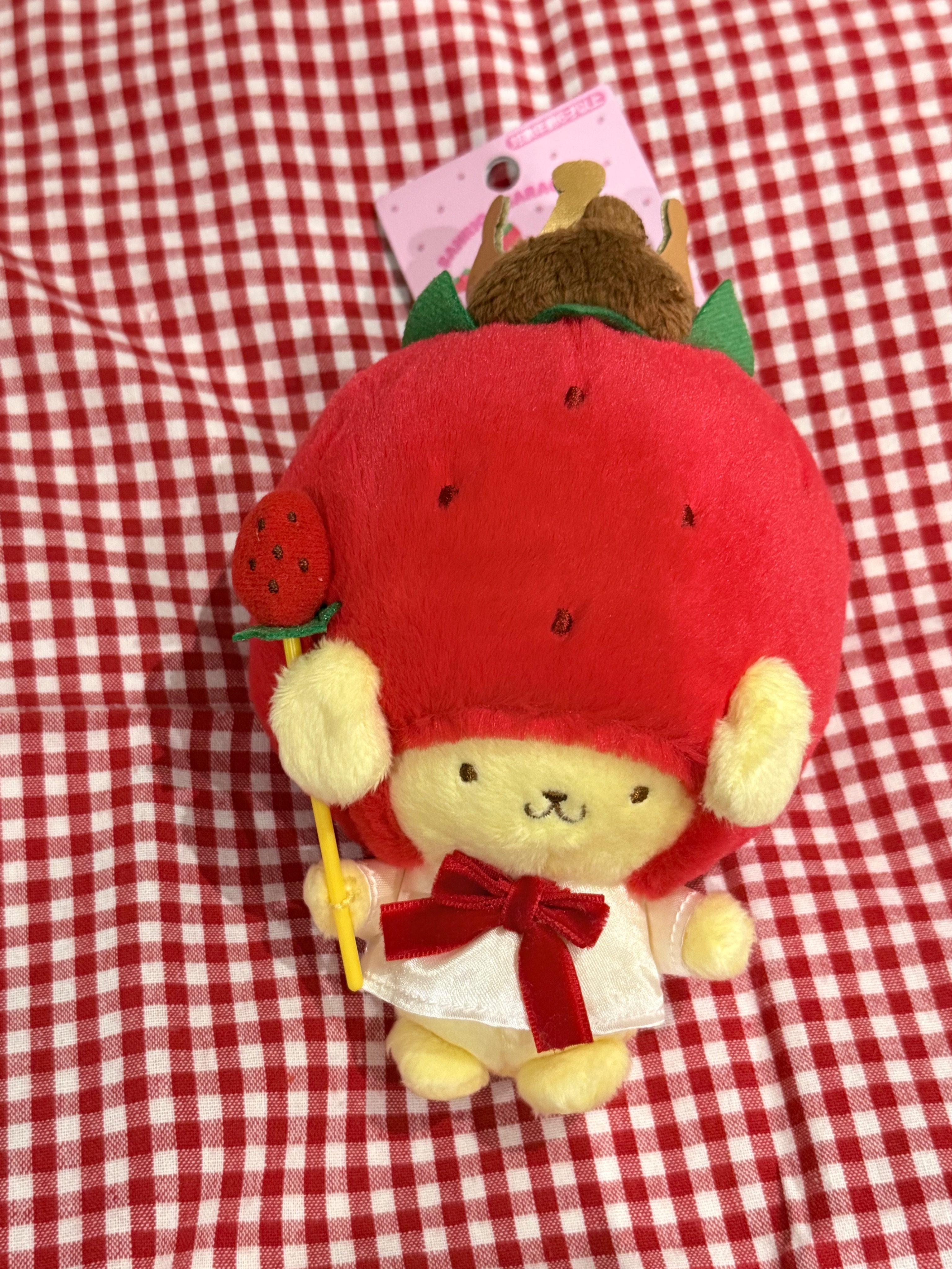 台場草莓屋限定 草莓🍓布丁狗