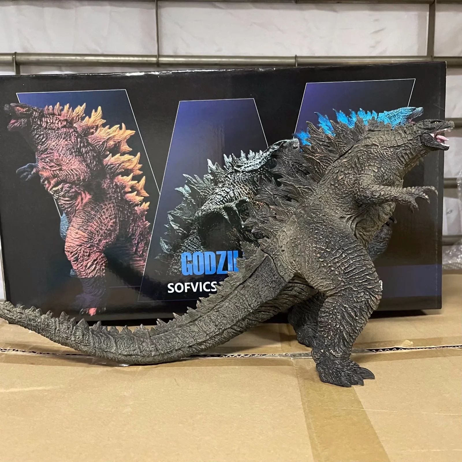清倉【哥吉拉】 超巨大哥吉拉 GODZILLA 超巨大 怪獸之王 模型 盒裝 公仔 21cm