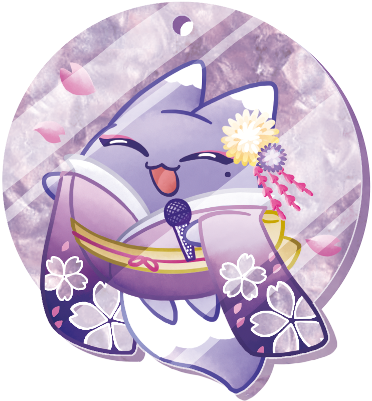 【新世界狂歡】演歌歌姬玖球 特殊板材吊飾