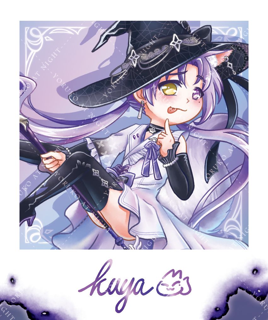 【新世界狂歡】小魔女玖玖簽名照 拍立得風小卡