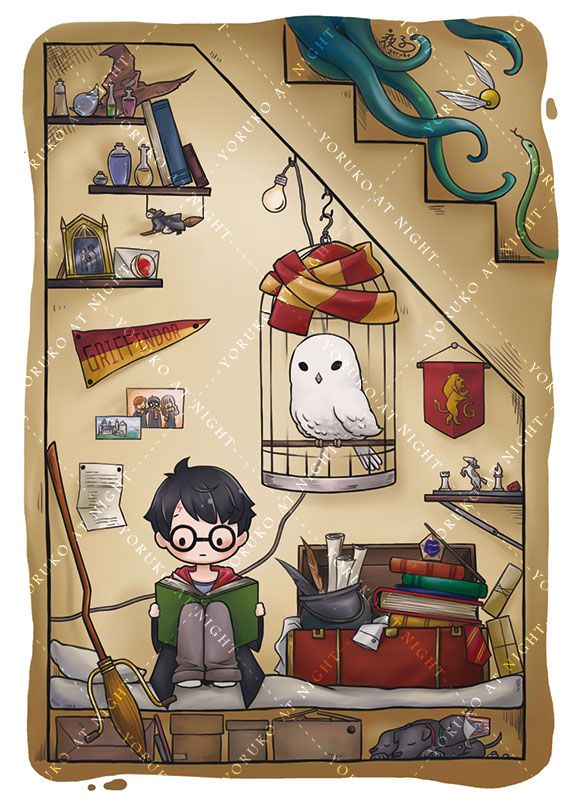 【哈利波特】電影小說印象明信片