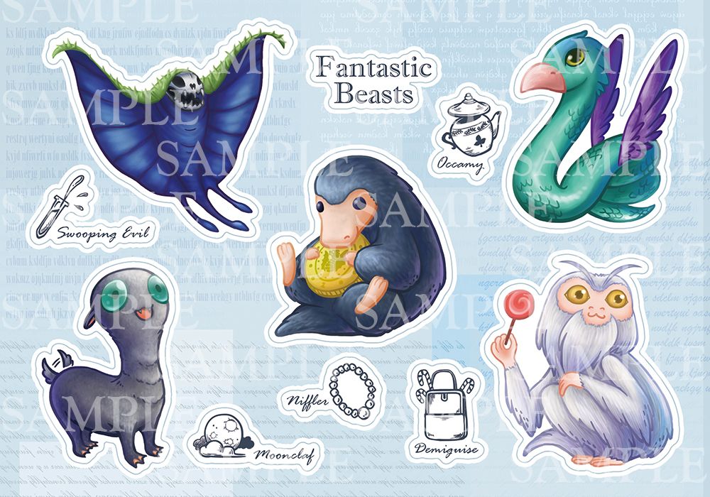 【怪獸與他們的產地】奇獸大貼紙