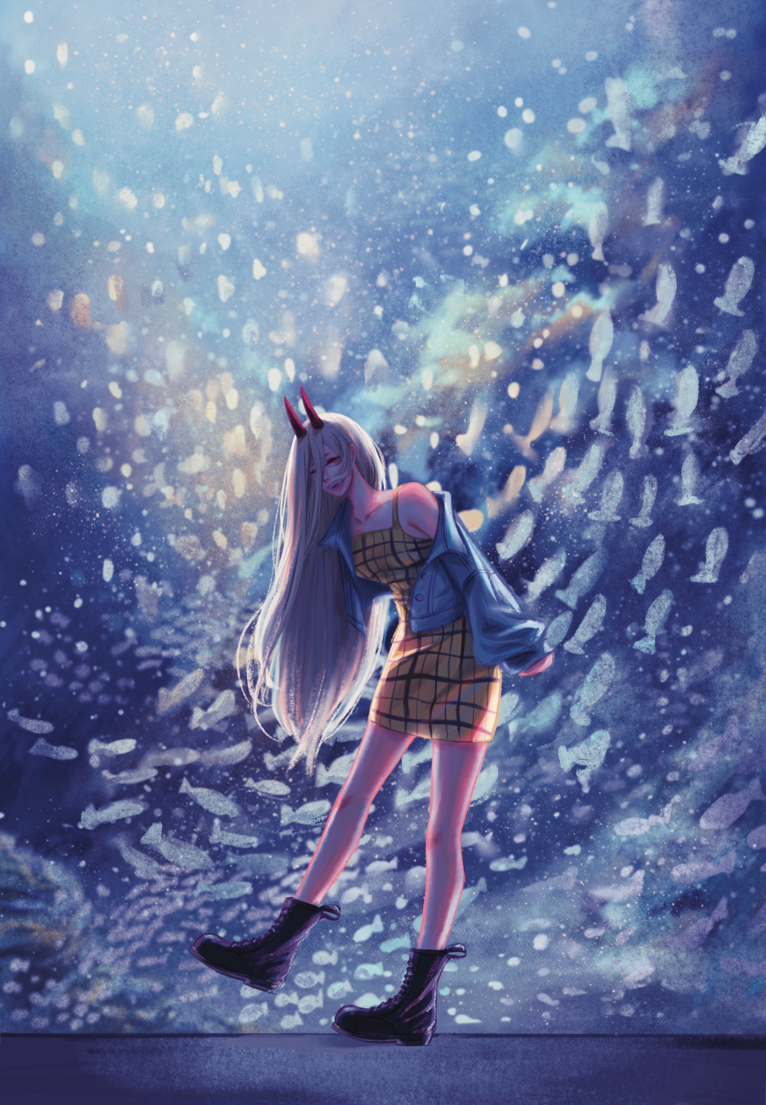 【二創】鏈鋸人—帕瓦知道自己很可愛！