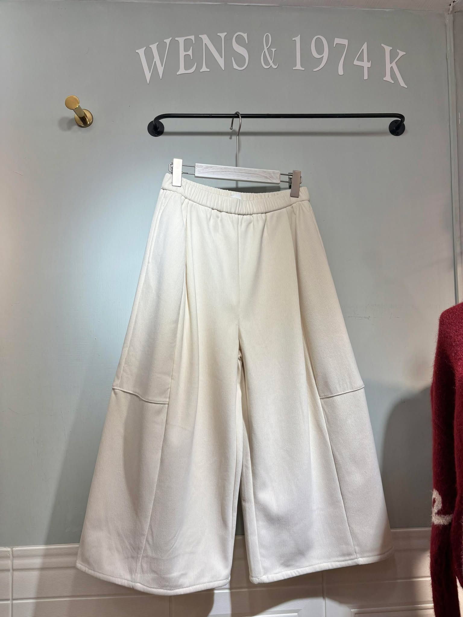 秋冬款 𝟠𝟝折 超有挺度的專櫃款絨燈籠芯長褲 #小個子女生這邊請 #完全不透