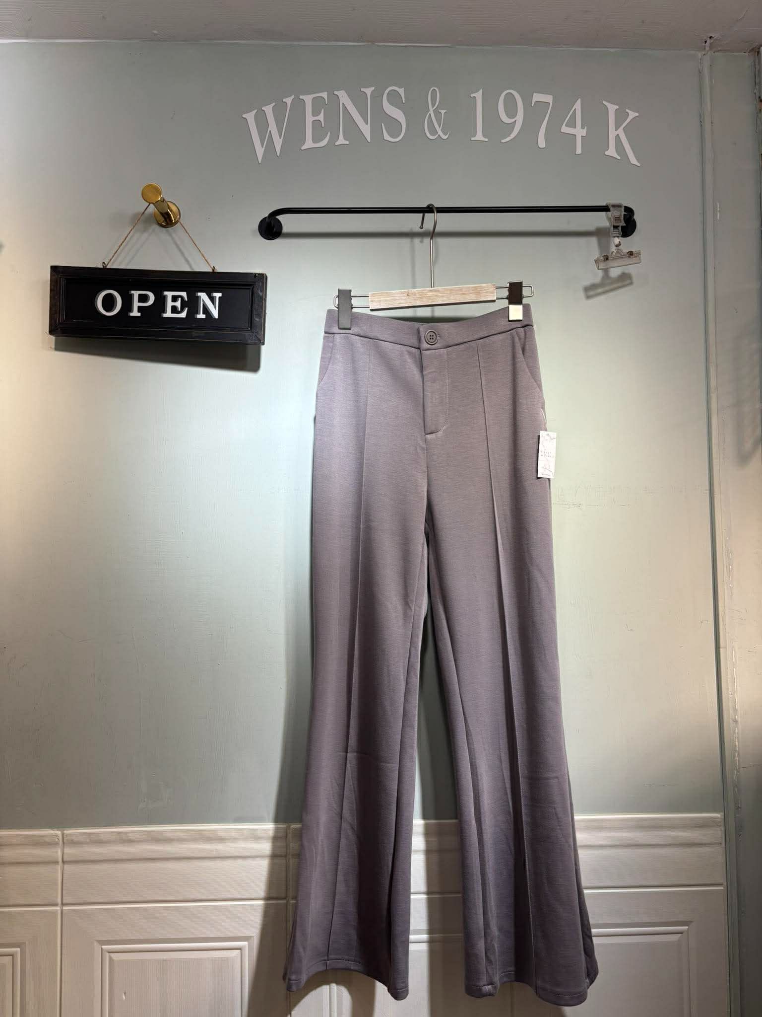 ℳ𝒶𝓇𝒸𝒽 ~  春夏新款～   舒服到爆✨ 韓系前車線微喇叭空氣棉長褲