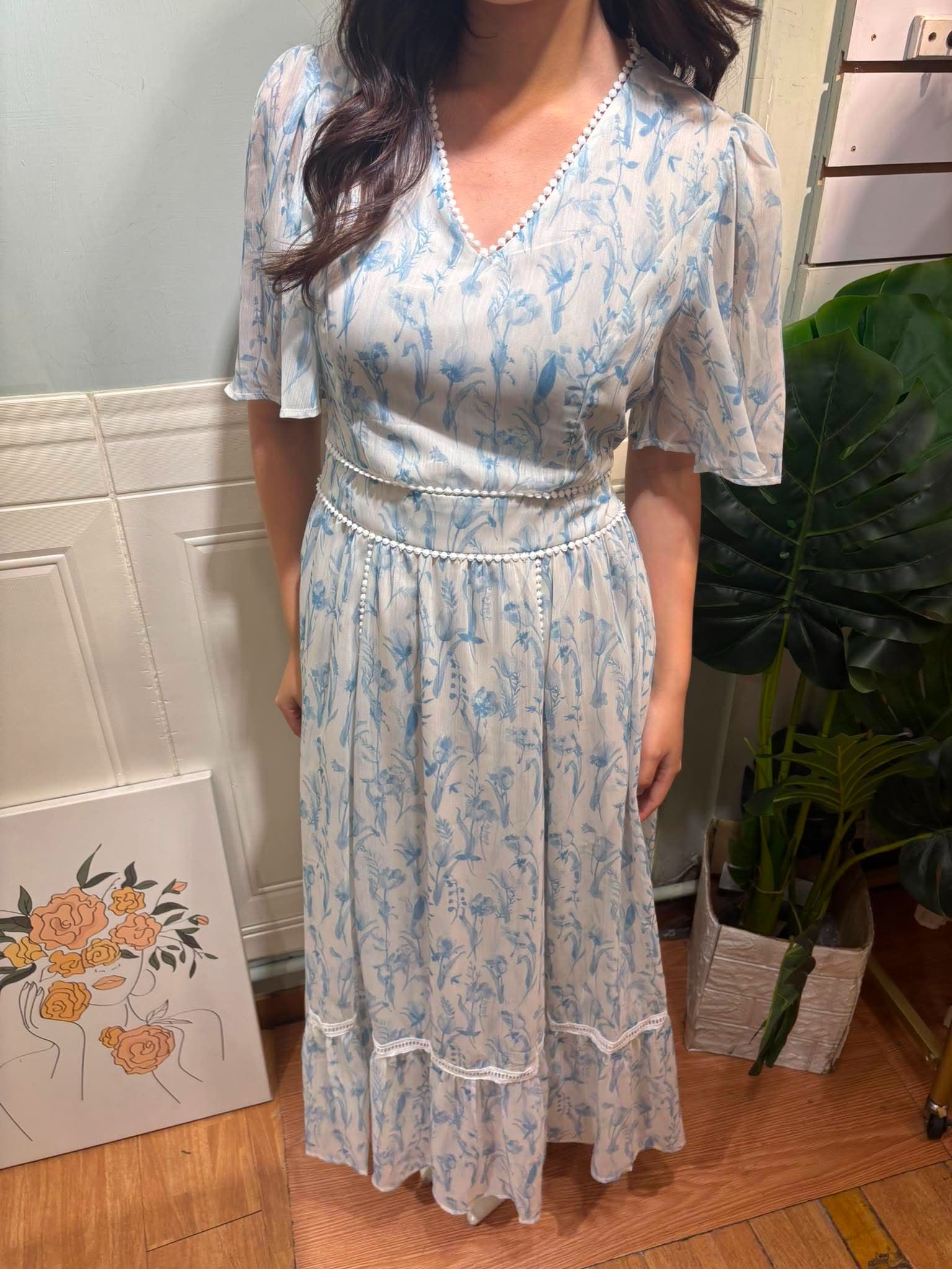 𝒜𝓅𝓇𝒾𝓁    今年春夏 ｜ 讓你們當最漂亮的女孩 ～ 嚴選自訂高訂款 〰️   ☁️ 超美水墨碎花質感雪紡