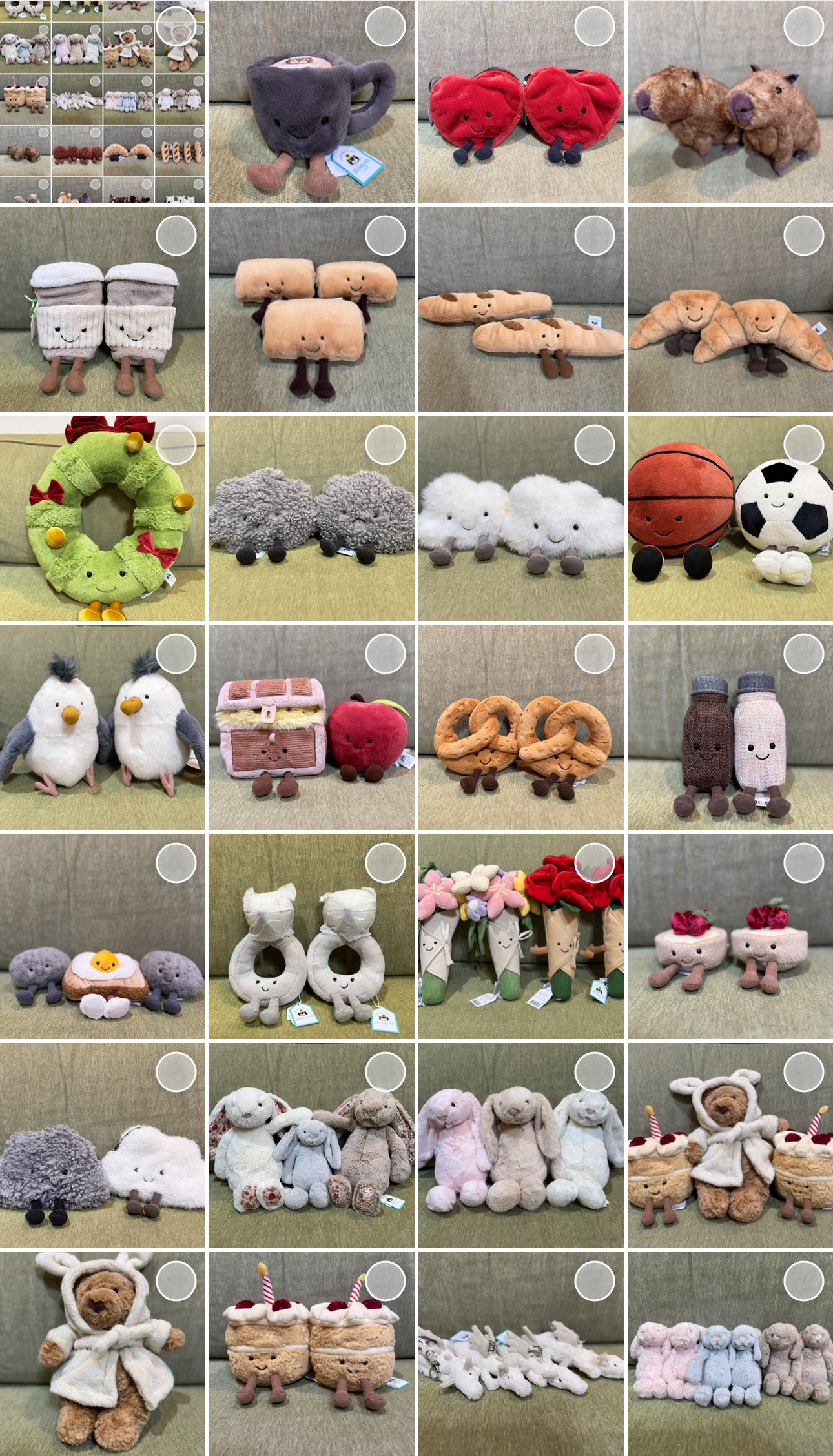 Jellycat娃娃都在這