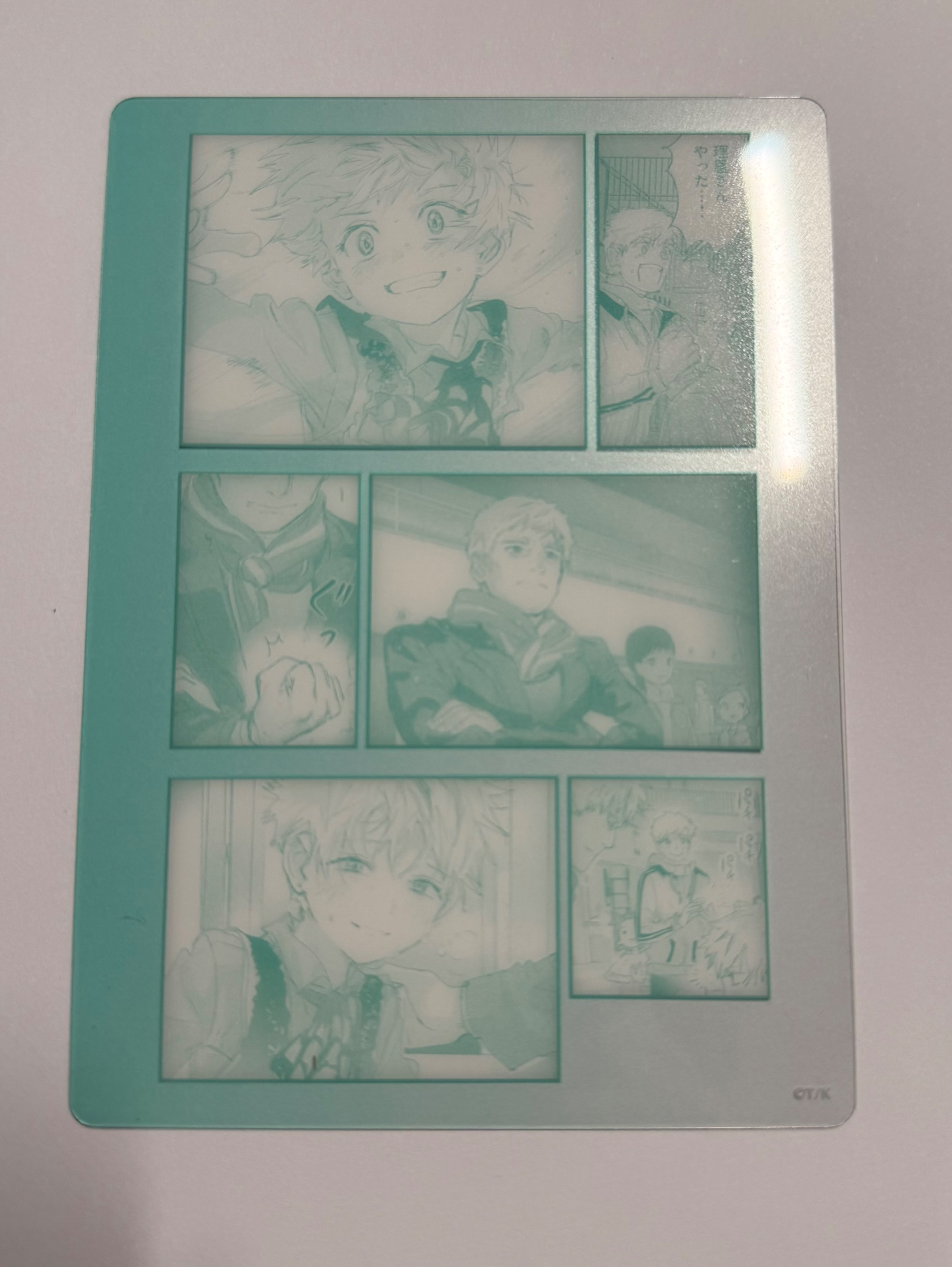 金牌得主原畫展透卡